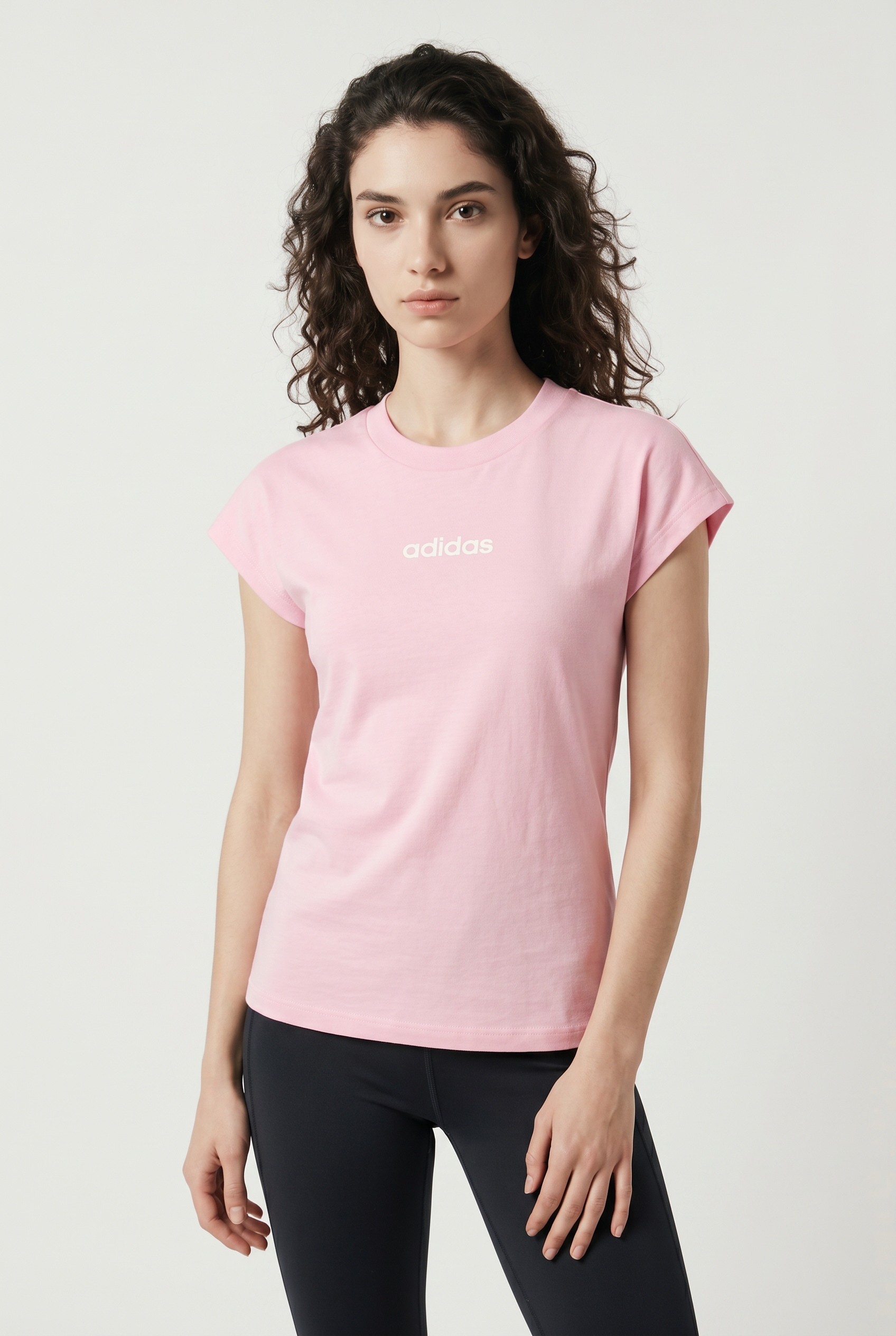adidas Sportswear T-Shirt »W LIN SJ T« sportlicher Stil, Kurzarm, ohne Verschluss, aus Baumwolle