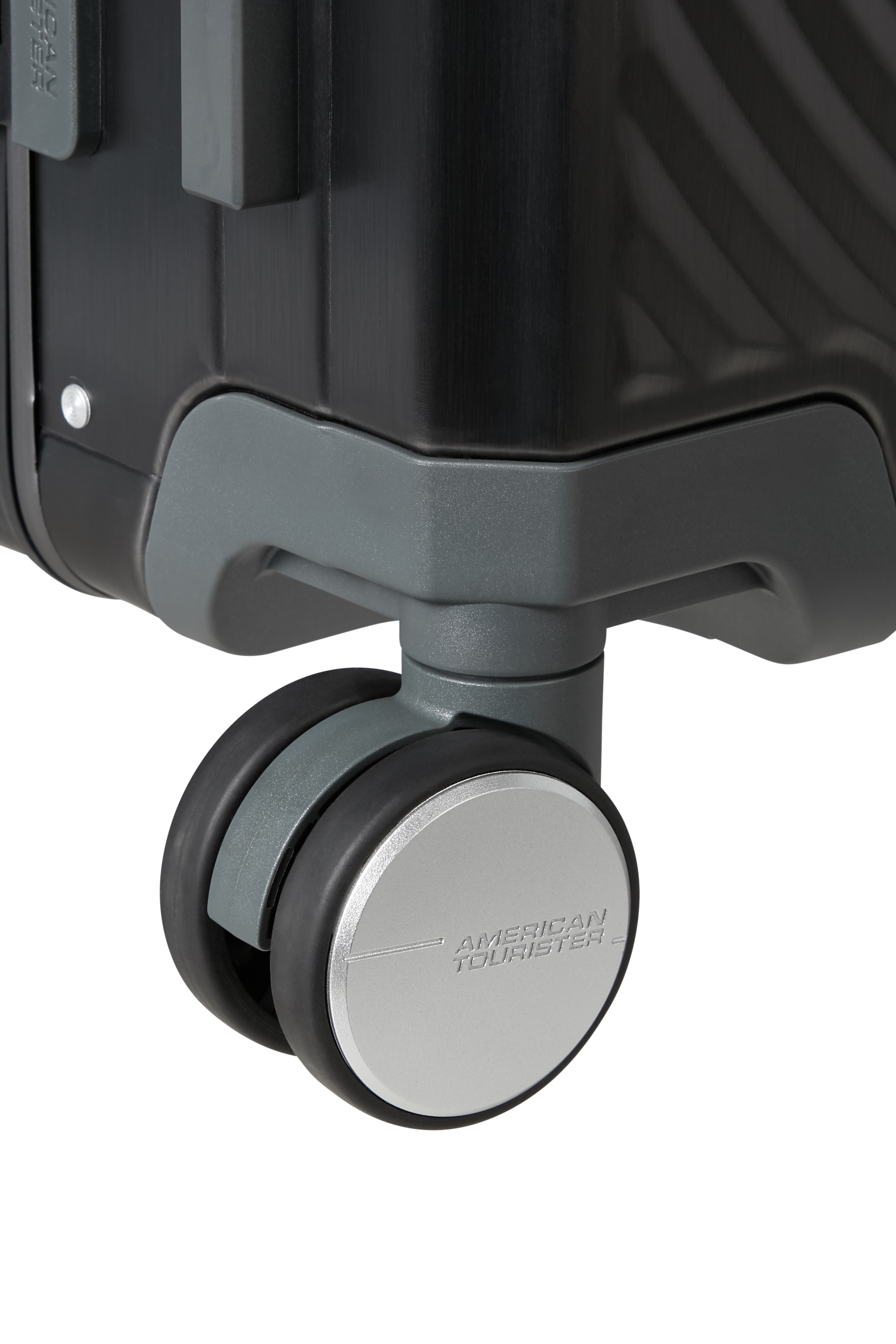 American Tourister® Trolley à coque dure »SOUNDBOX ALU, verschiedene Grössen und Farben« 39 litre 4 Rollen Valise rigide avec deux serrures TSA, valise en aluminium