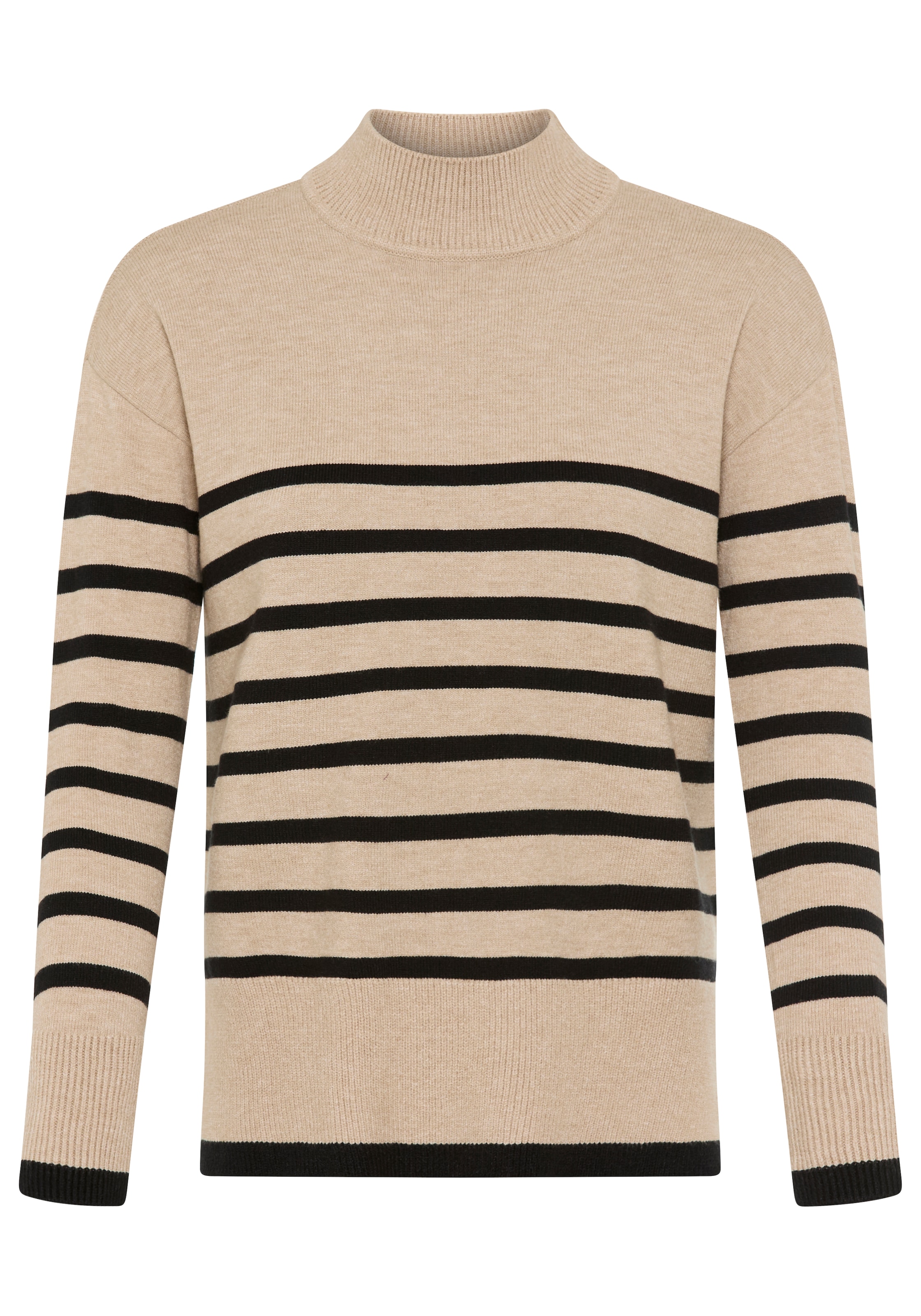 Laura Scott Pull à rayures kuscheliger Winterstrick mit seitlichen Schlitzen - NEUE KOLLEKTION