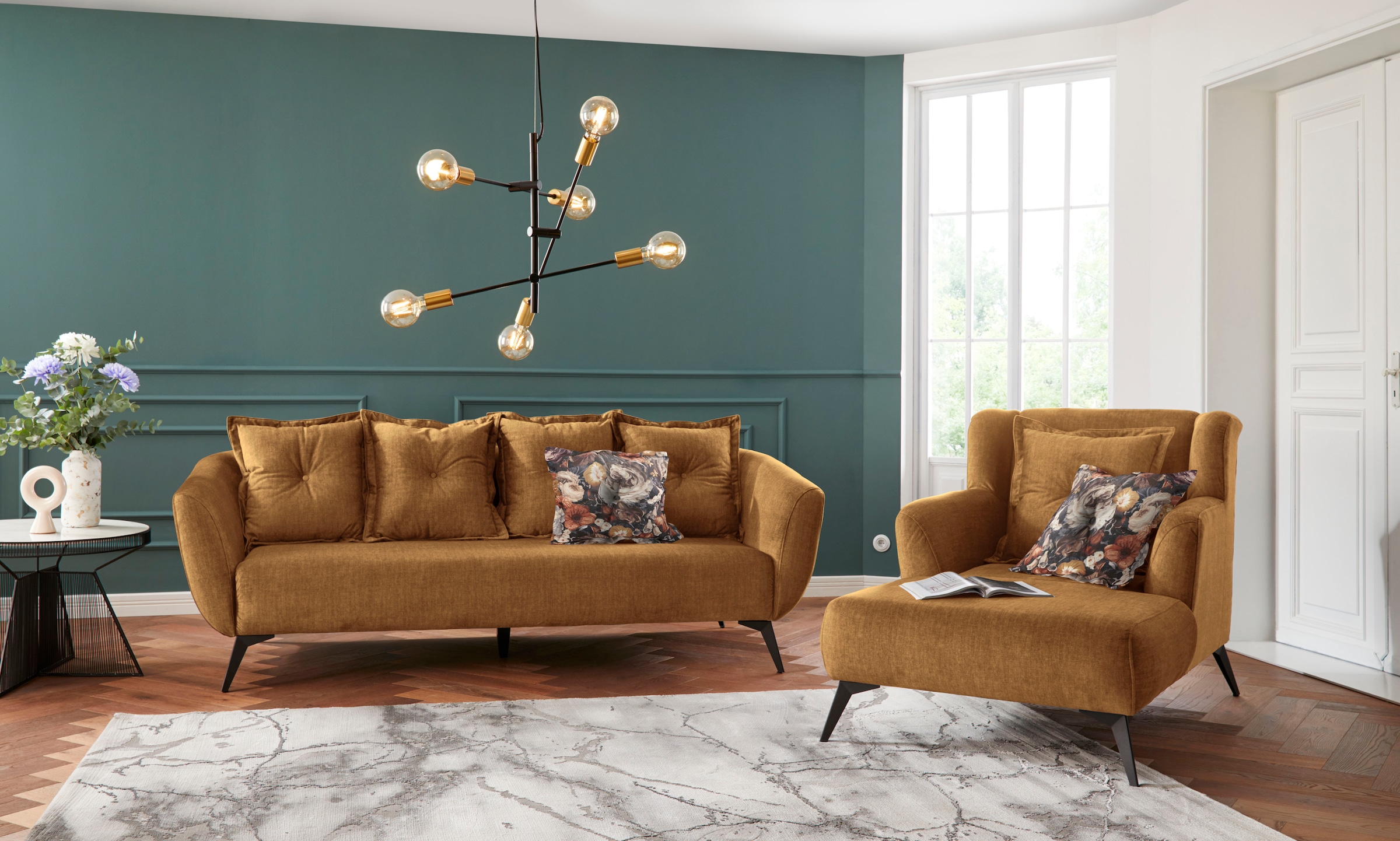 Home affaire 3-places »Baggio« coussin décoratif inclus