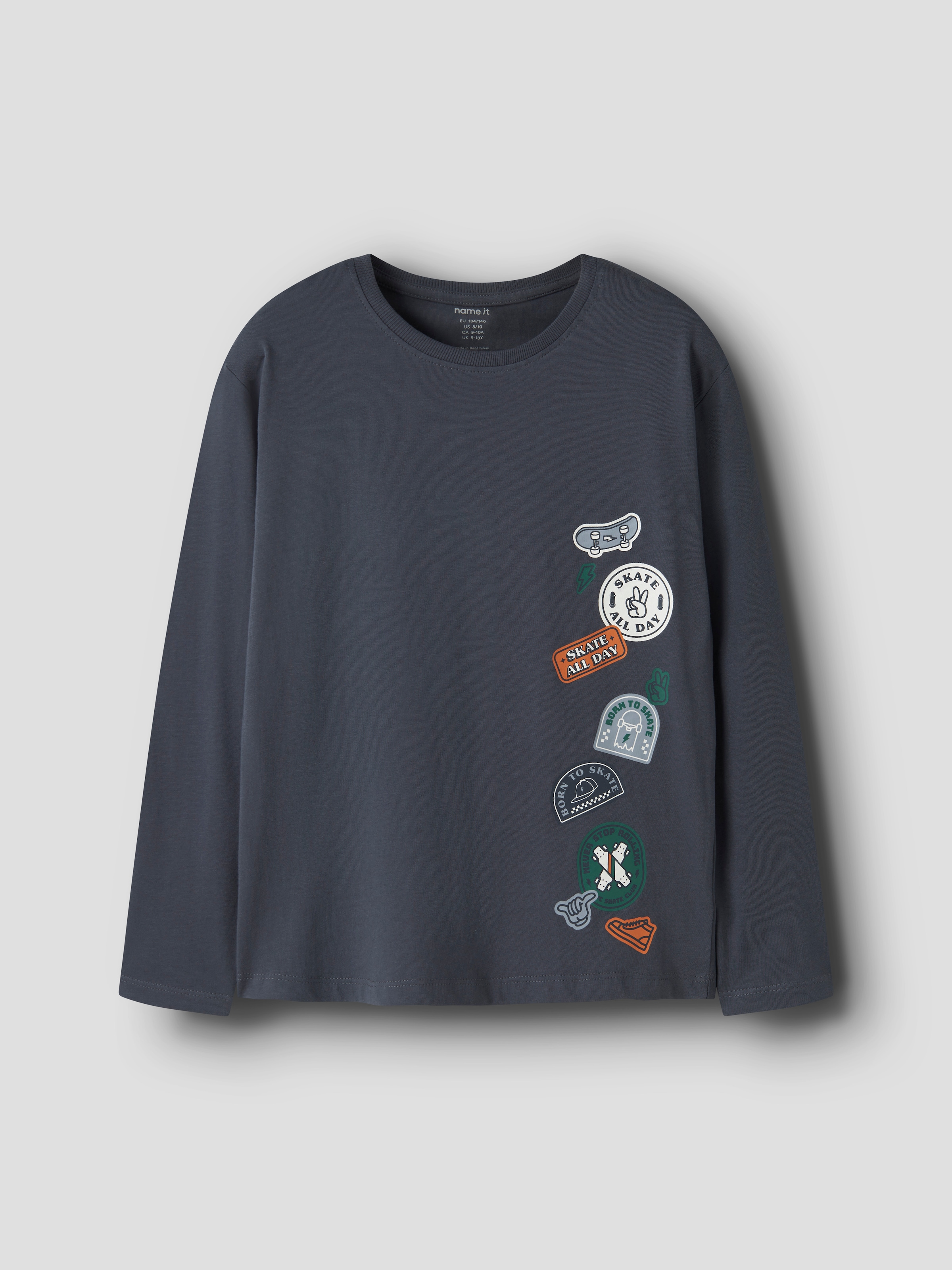 Name It Langarmshirt »NKMVAGNO 2P LS LOOSE TOP« Packung, 2er-Pack, 2 Baumwolle, loose fit, Print