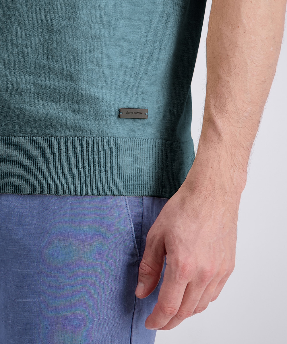 Pierre Cardin Poloshirt »Polo Strick« Regular Fit, Kurzarm, 3-Knopf-Form