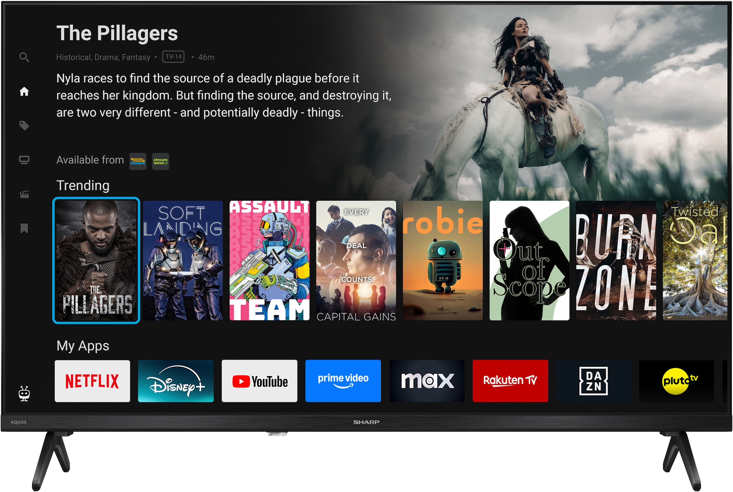 Sharp Téléviseur QLED »1T-C32HE3x« 80 cm/32 ″