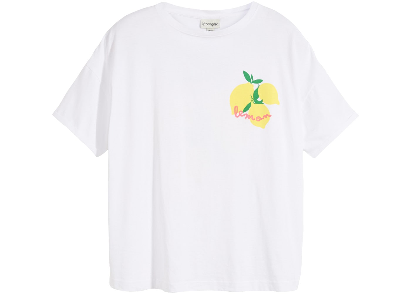 bonprix T-shirt oversize Coupe oversize, 100 % coton, avec un imprimé moderne