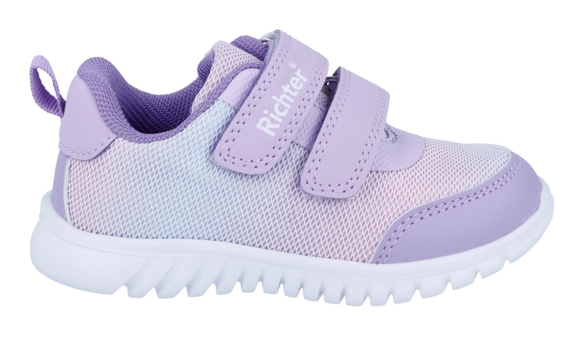 Richter Chaussures à scratch »Wallaby«  chaussure enfant, avec dégradé de couleur, gabarit de taille à télécharger