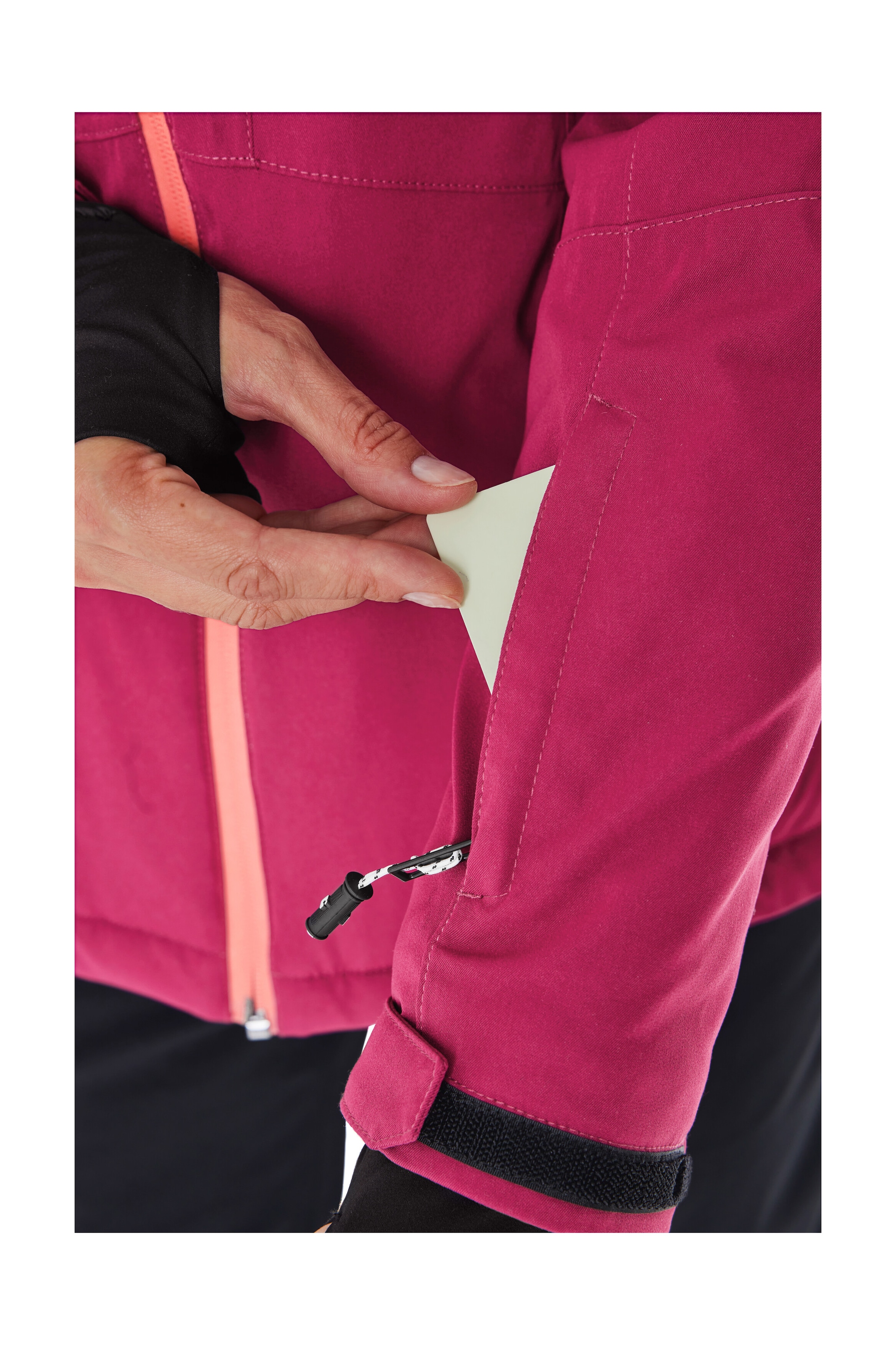 Killtec Veste de ski »KSW 276 WMN SKI JCKT« Veste femme imperméable avec pare-neige, respirante et poches