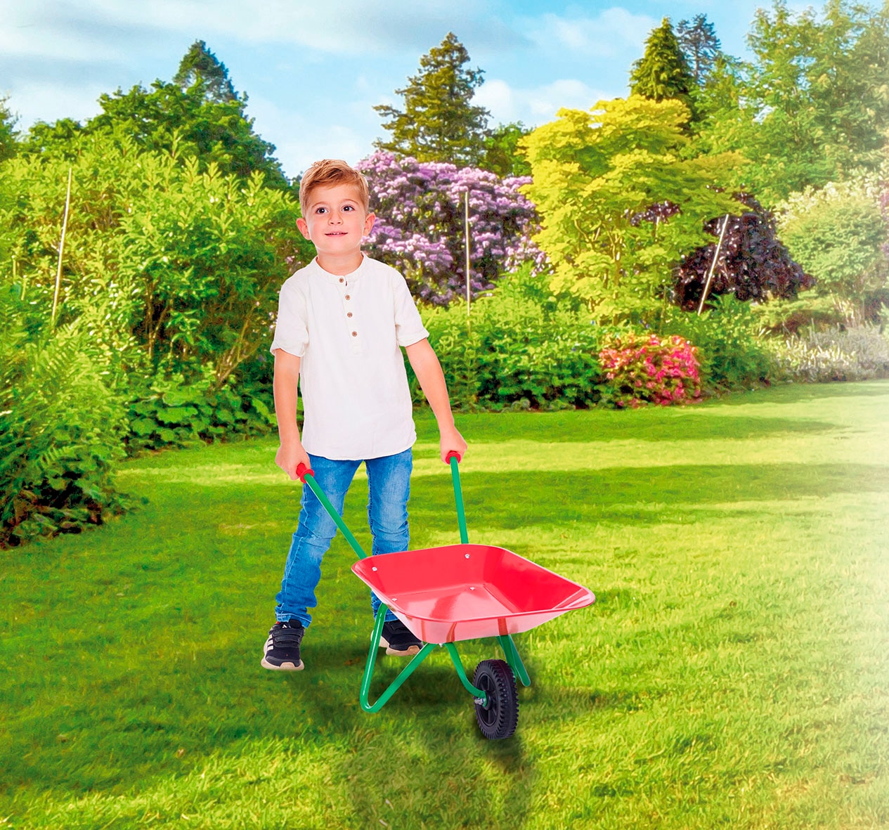 Happy People Schubkarre