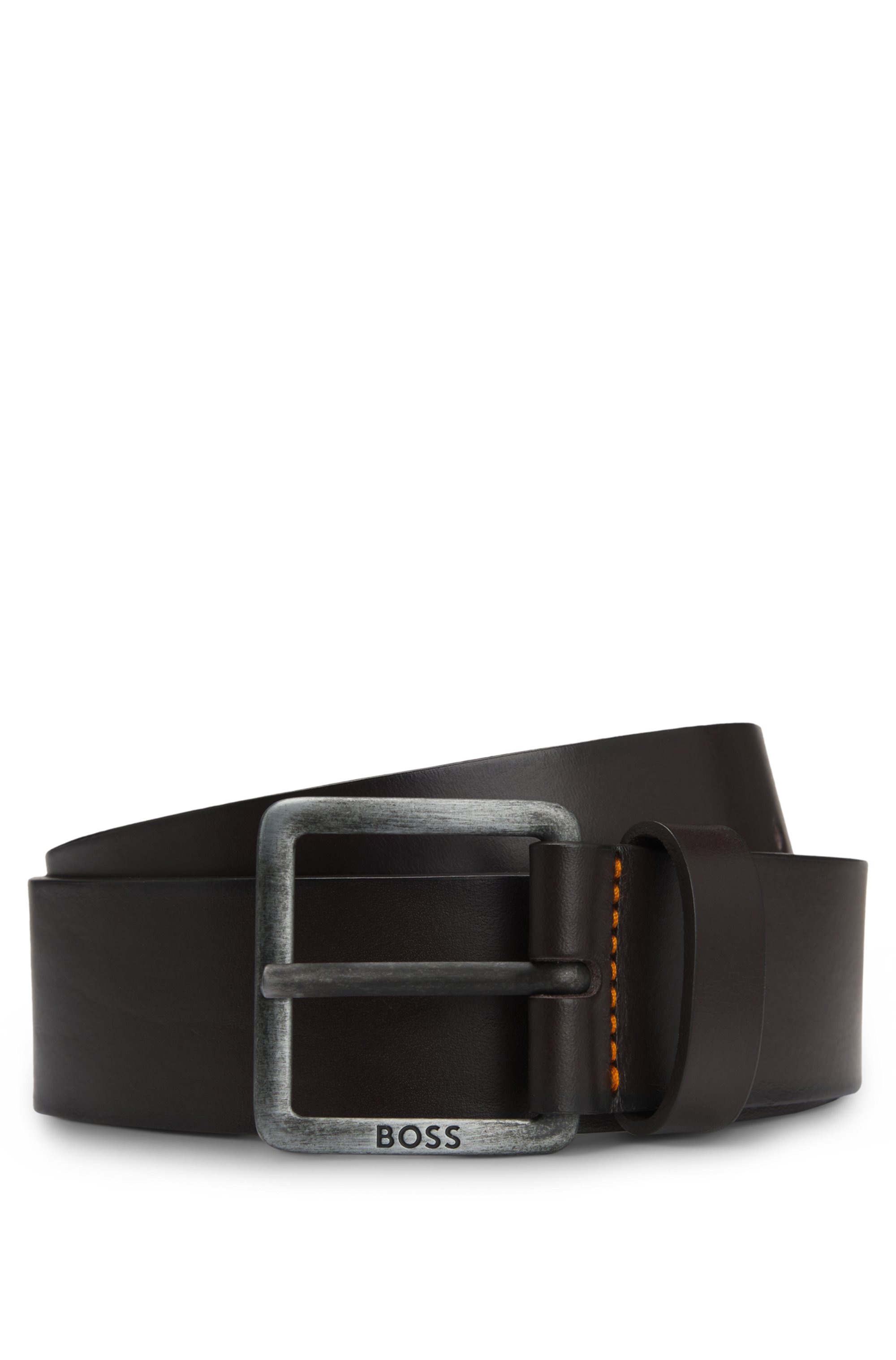 BOSS Ceinture en cuir »Jeeko_Sz40« mit matter Schliesse