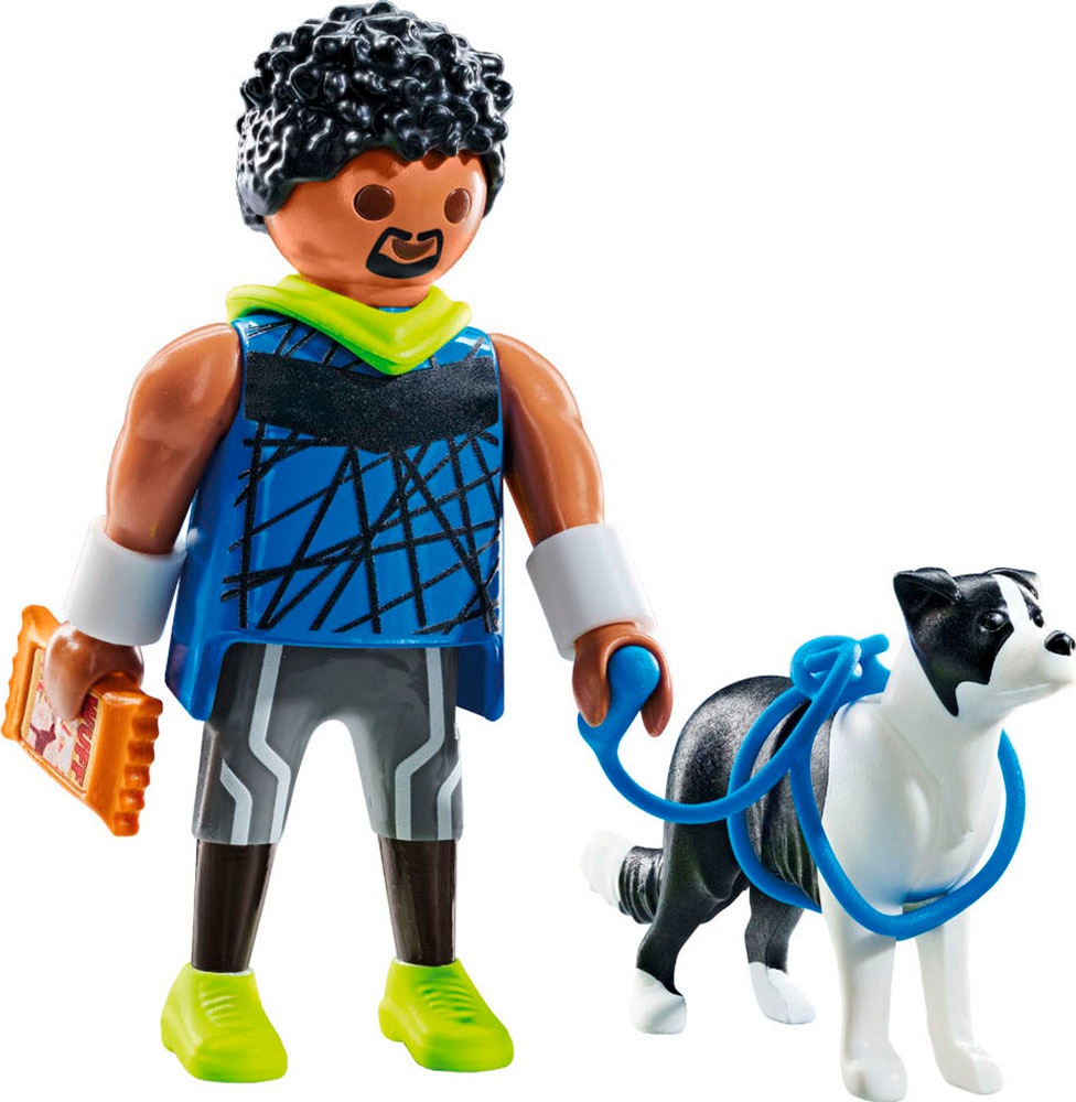Playmobil® Jeu de construction »Jogger mit Border Collie (71740), Playmobil My Life«