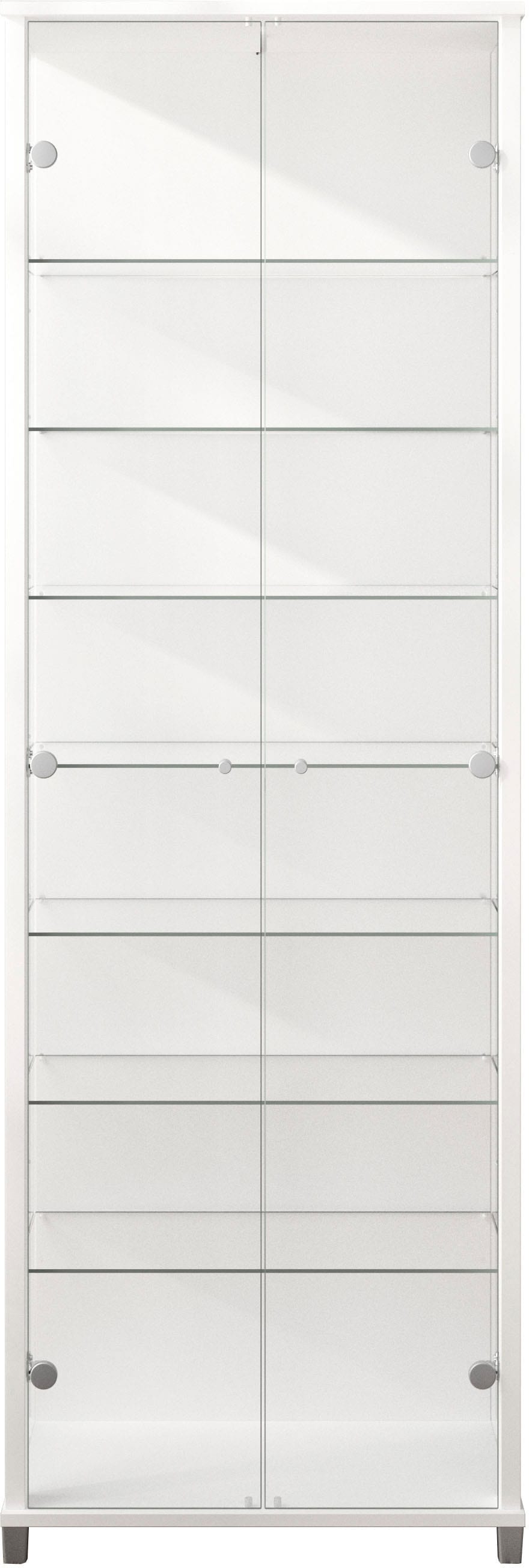fif möbel Vitrines »Optima« Standvitrine, 2 Glastüren, 7 Böden, vielseitig, perfekt für Sammler