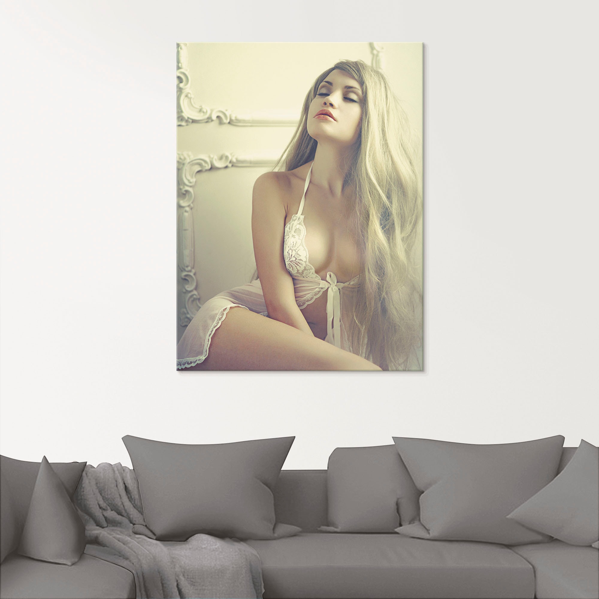 Artland Tableau en verre »Sinnliches Mädchen« 1 cuis tlg. in verschiedenen Grössen