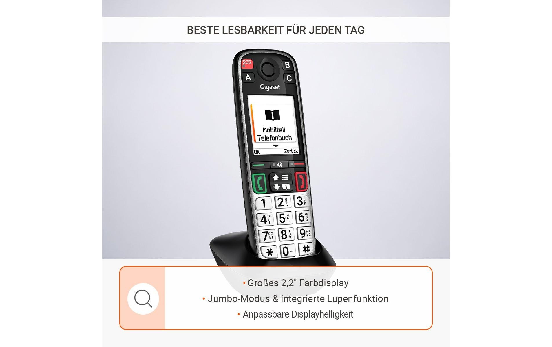 Gigaset Téléphone sans fil DECT »EASY 500« ( )
