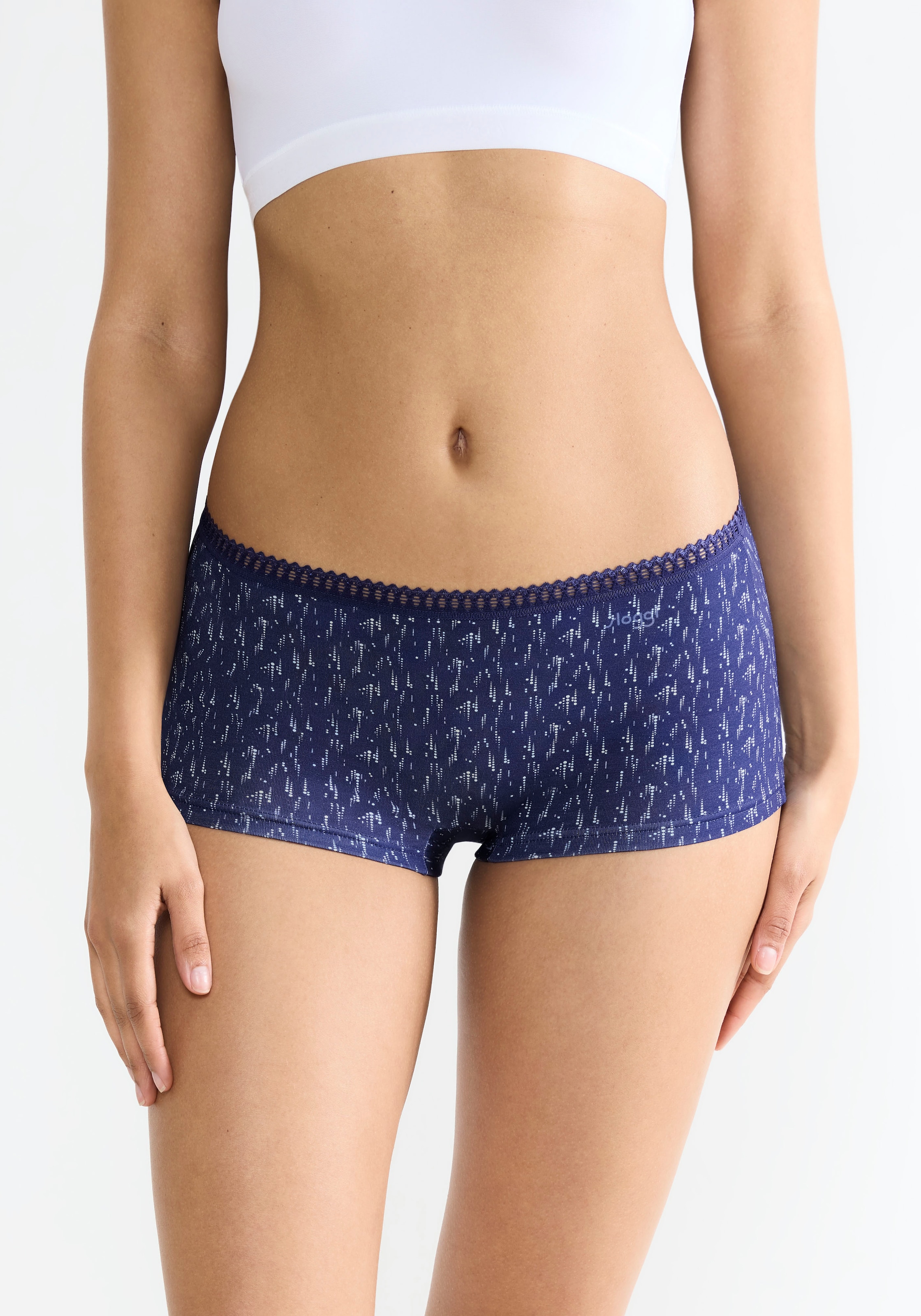 sloggi Panty »GO Crush« avec détails en dentelle, mélange coton
