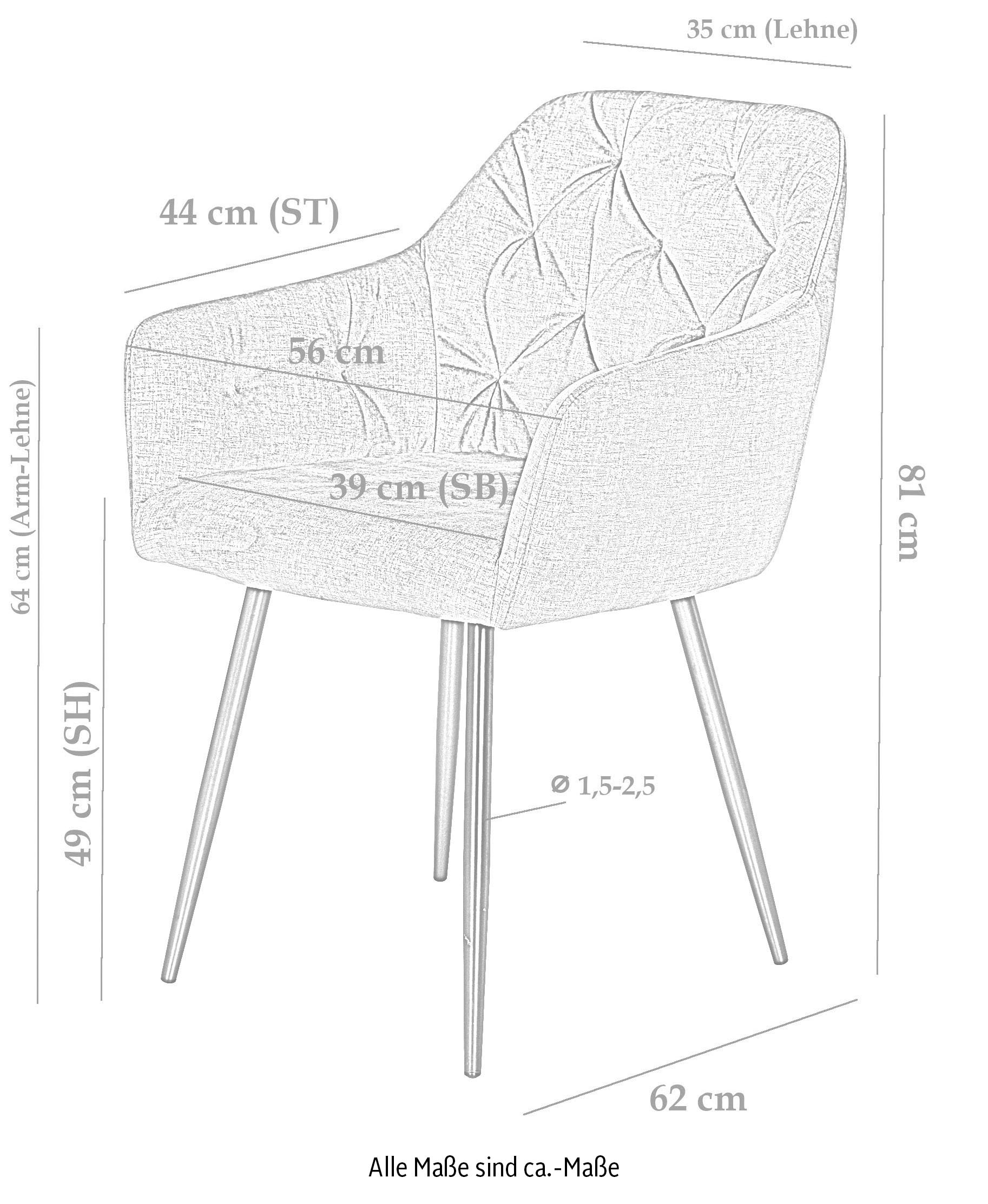 HELA Essgruppe »Jenn« 5 Stk. tlg. Tisch Hochglanz , 4 Stühle BESTSELLER, Esszimmer Gruppe