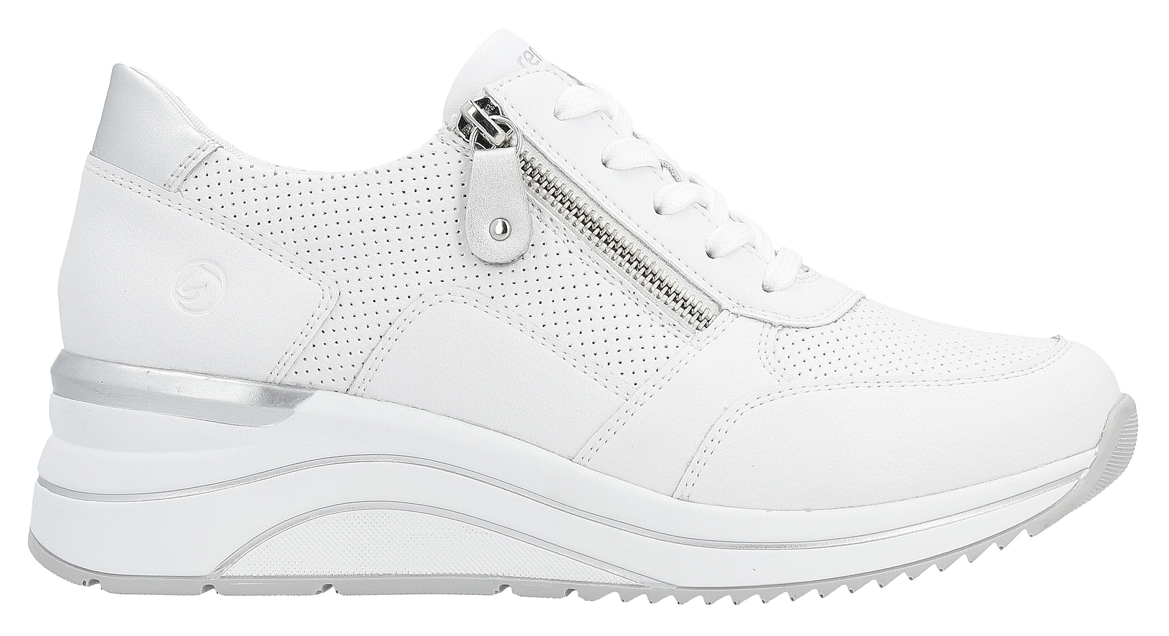 Remonte Keilsneaker  , Freizeitschuh, Halbschuh, Schnürschuh mit Schaftrandpolsterung