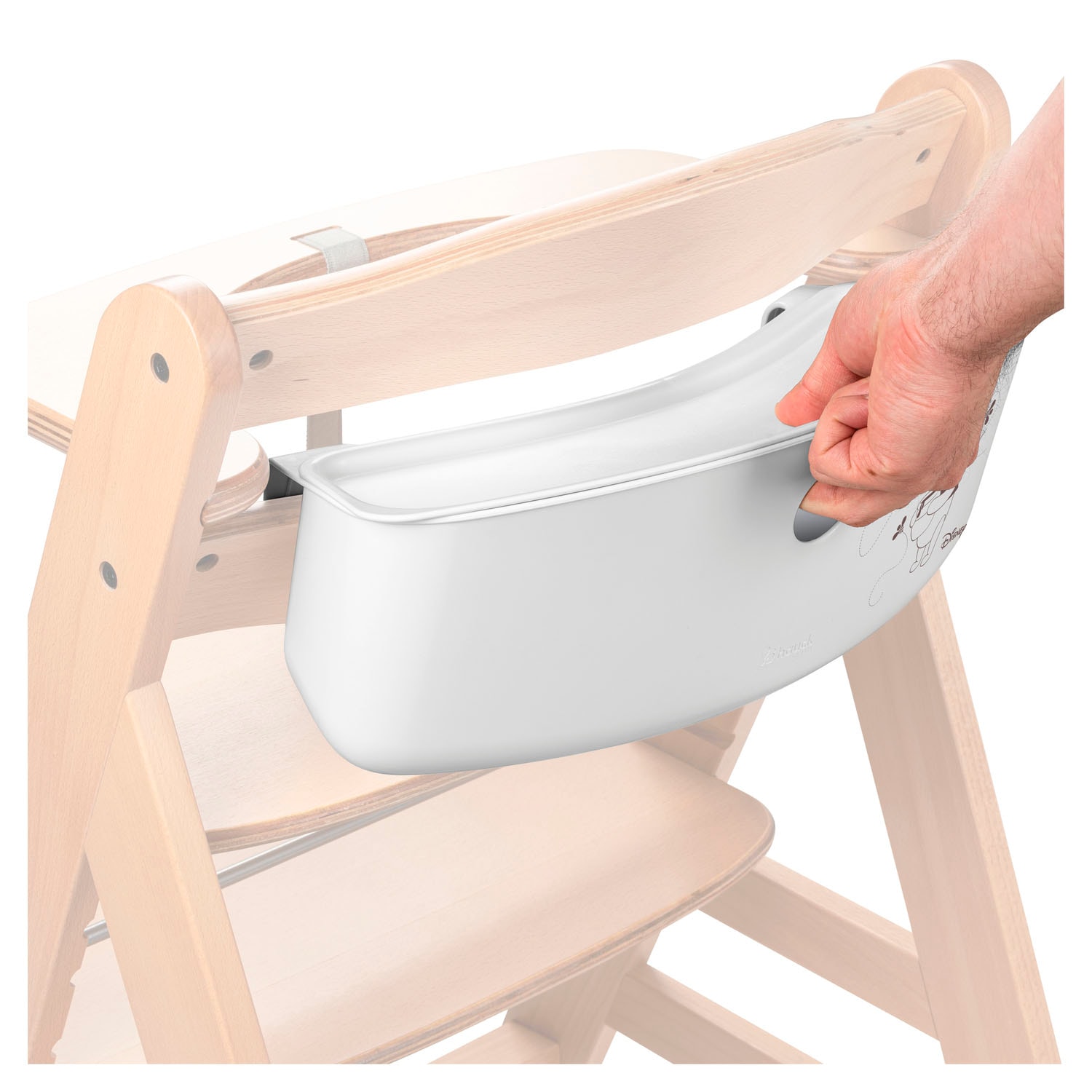 Hauck Aufbewahrungsbox »Highchair Box S, Disney Pooh White« für Hochstühle