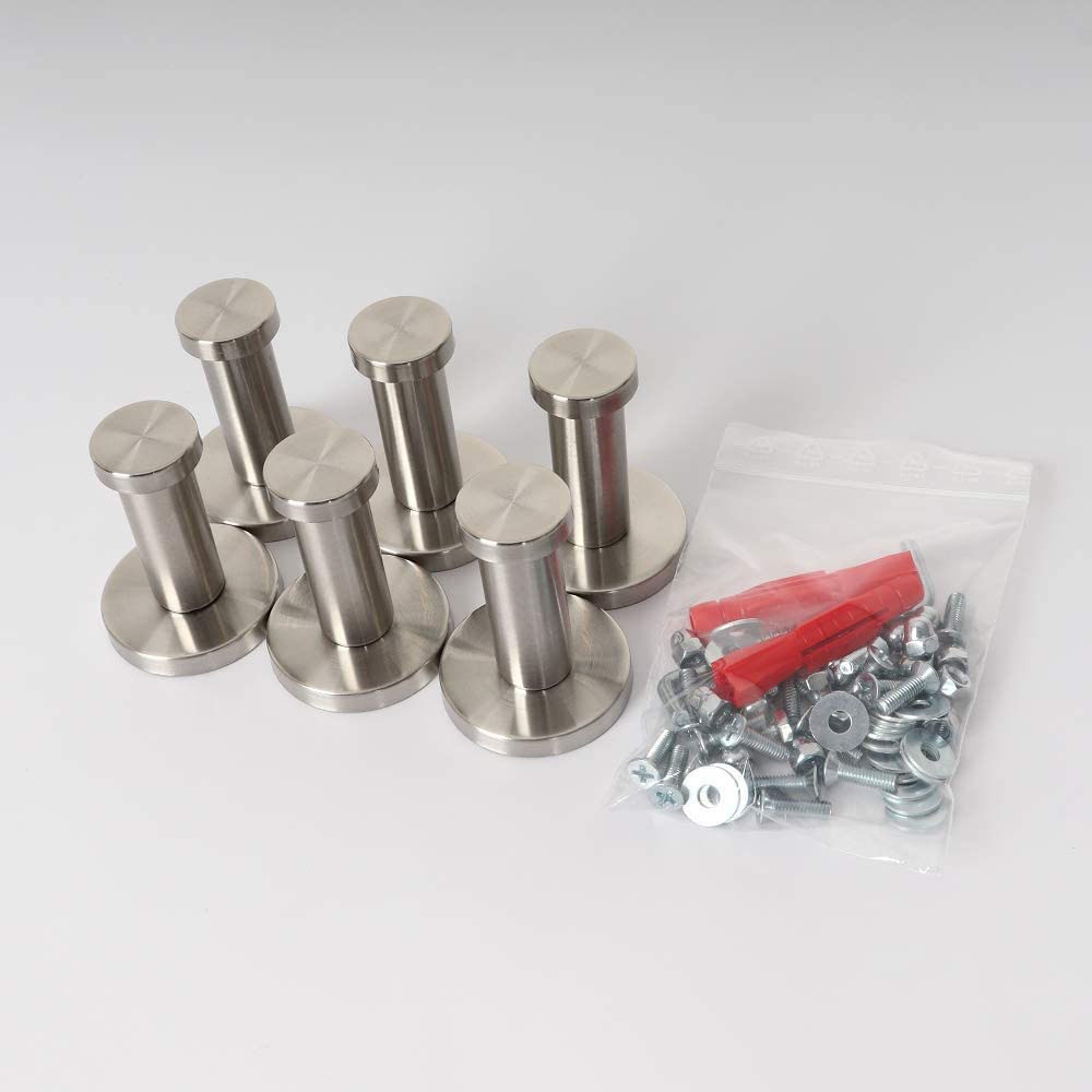 queence Garderobenleiste »Girlsclub« Wand Garderobe, stylisch, weiss, platzsparend