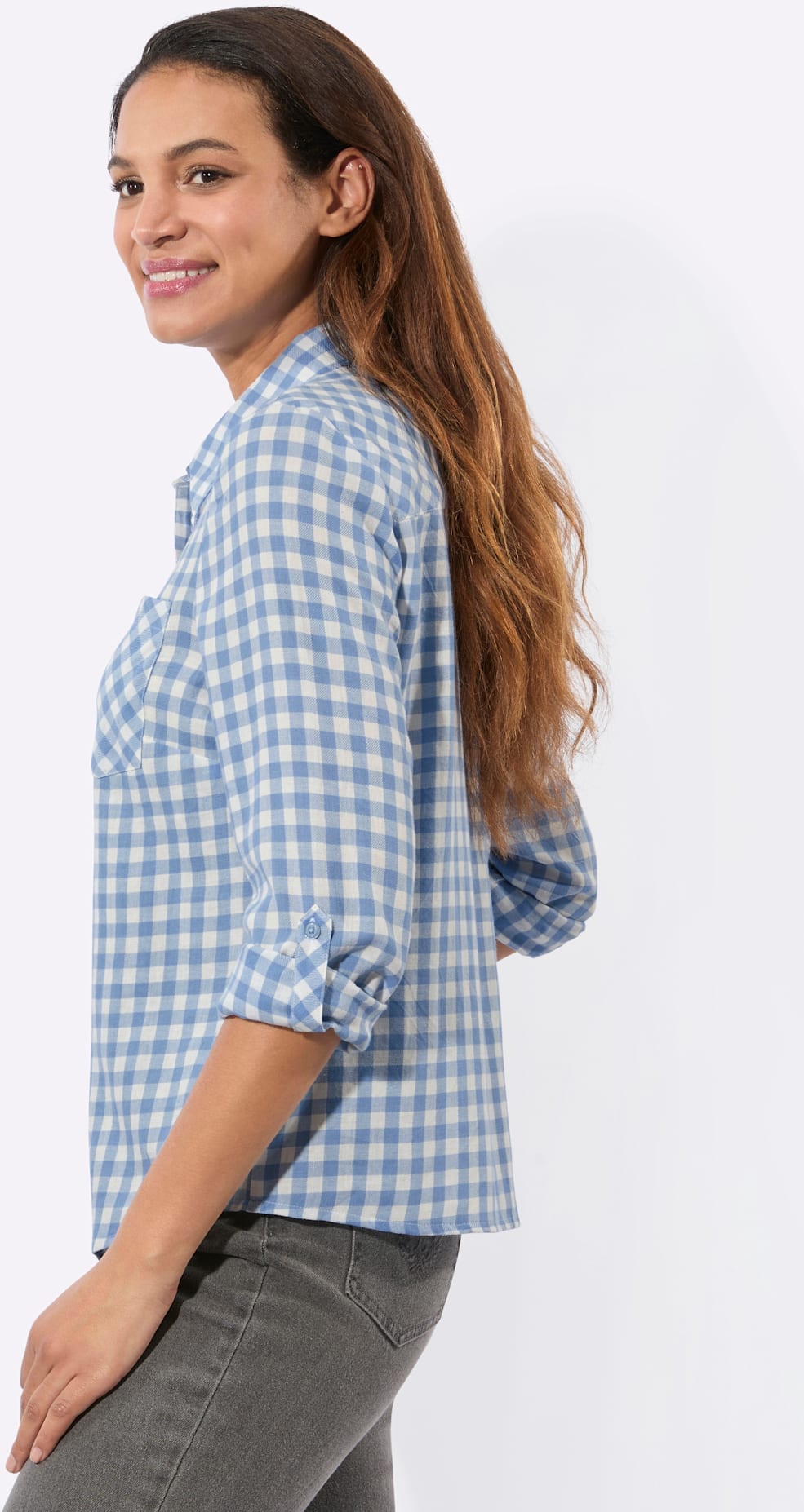 Casual Looks Blouse en flanelle