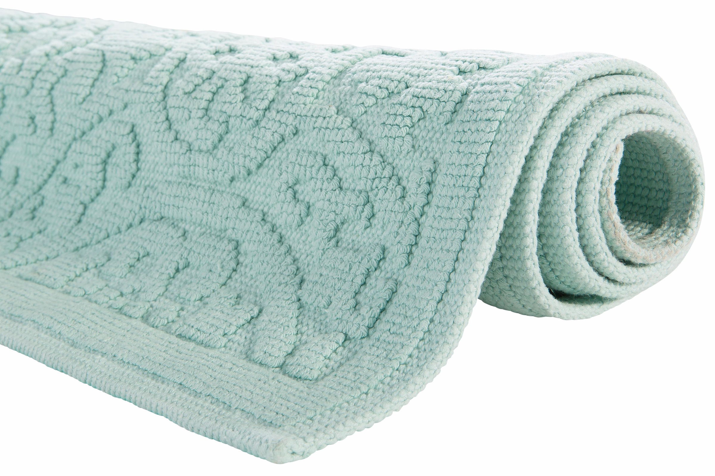 Guido Maria Kretschmer Home&Living Badematte »Garden Pastels« Höhe 3 mm rutschhemmend beschichtet fussbodenheizungsgeeignet | schnell trocknend | strapazierfähig Badteppich, Hoch-Tief-Effekte, auch als 2 tlg. Set erhältlich