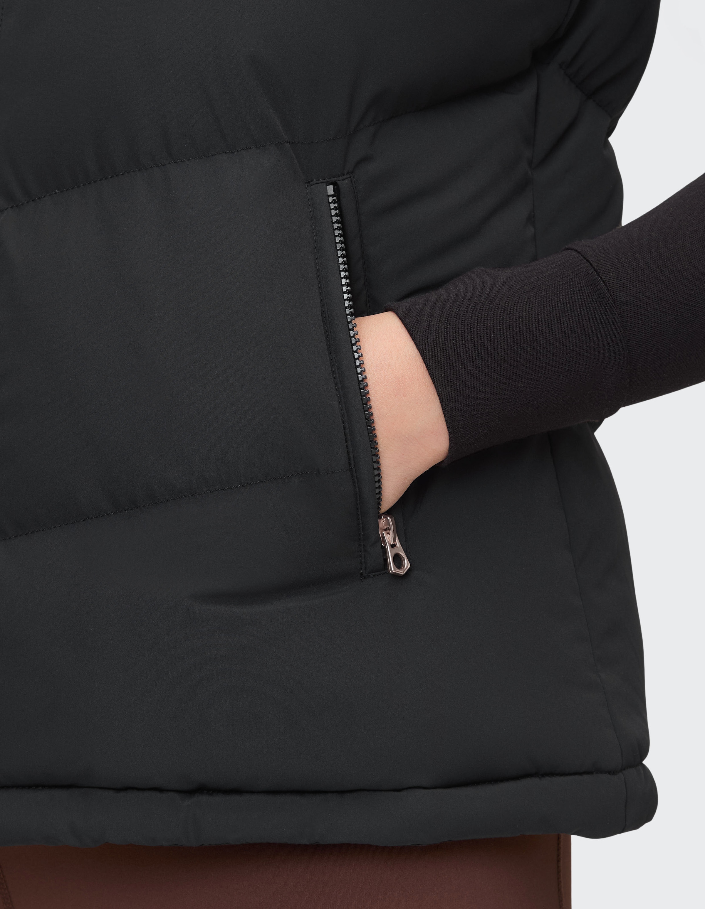 Venice Beach Gilet matelassé »D WESTE ISSI« avec fermeture éclair, en polyester, coupe normale