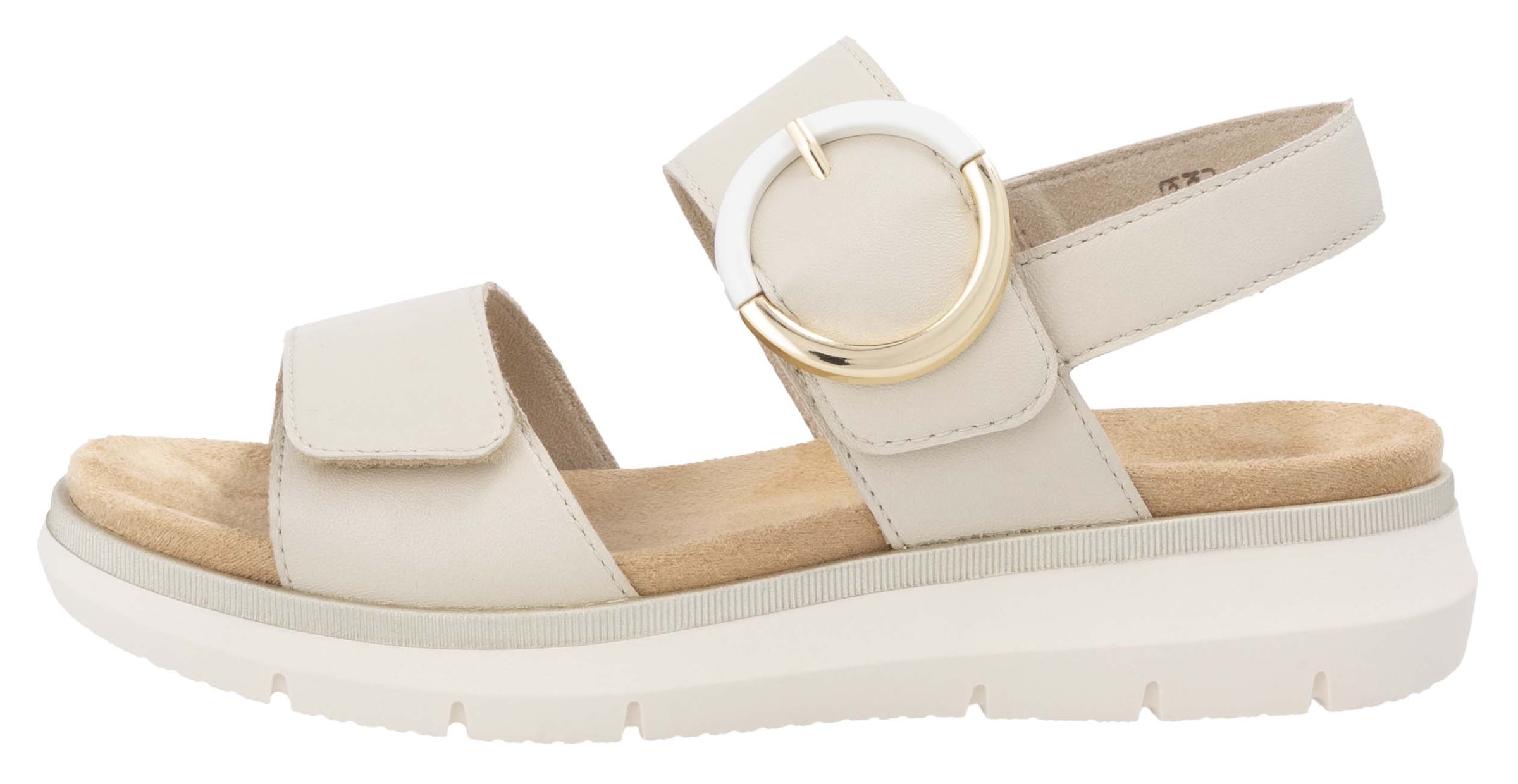 Remonte Riemchensandale  , Sandale, Bequemschuh, Sommerschuh mit praktischen Klettverschlüssen