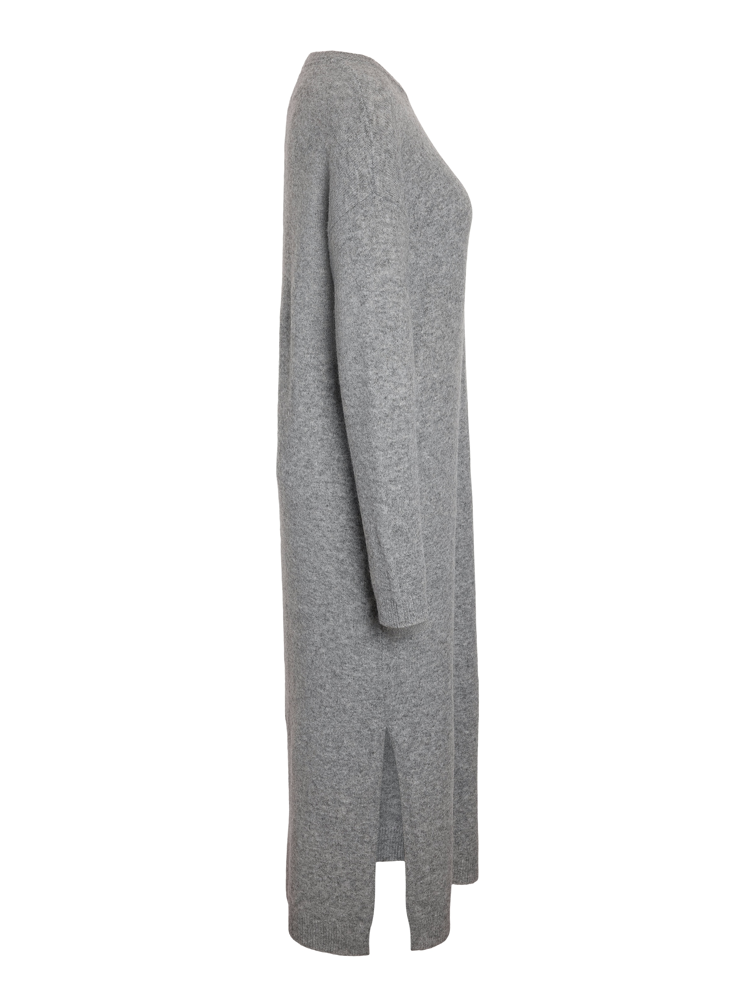Noisy may Robe en tricot »NMLIZETTE L/S MIDI KNIT DRESS NOOS« Materialmix, regular fit, mit Wolle