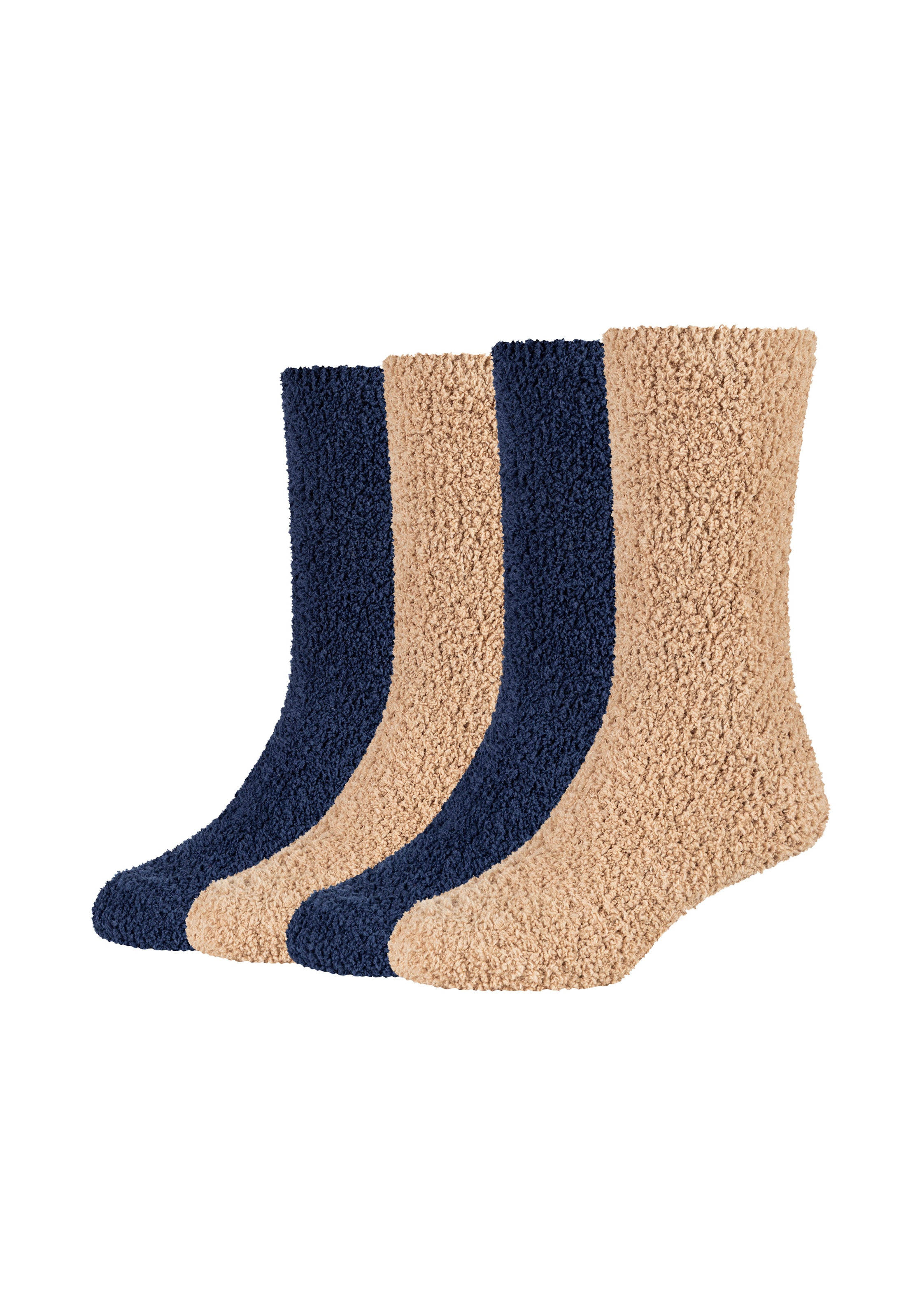 Camano Chaussettes »warm & cozy« 4 Couple tlg. confortable, doux, moelleux, ne serre pas, chaud hiver cosy