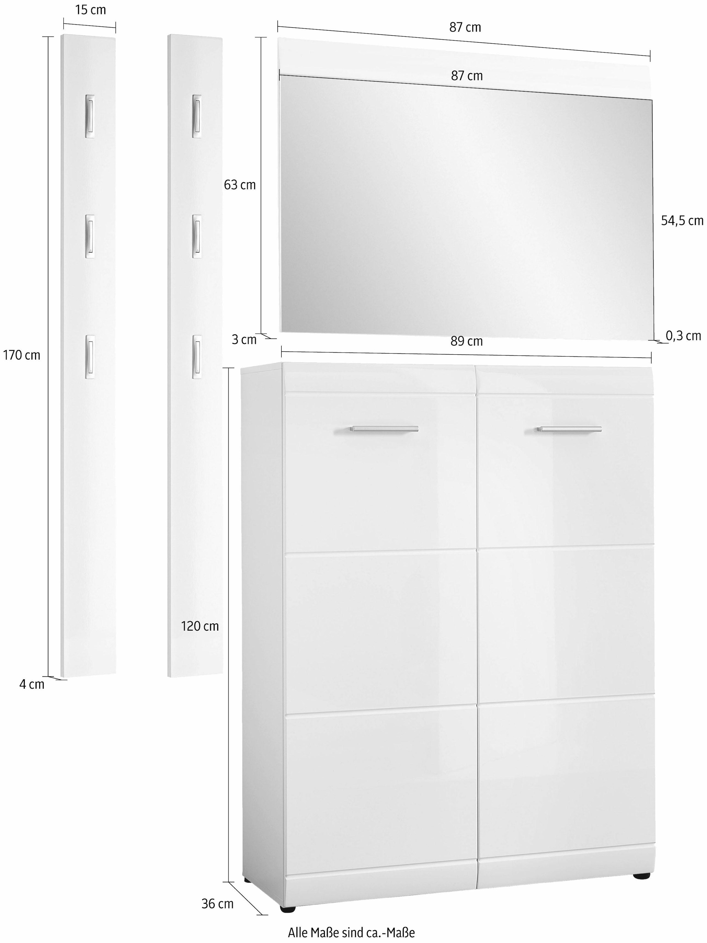 GERMANIA Ensemble de vestiaires »Adana« Set, 4 cuis tlg.