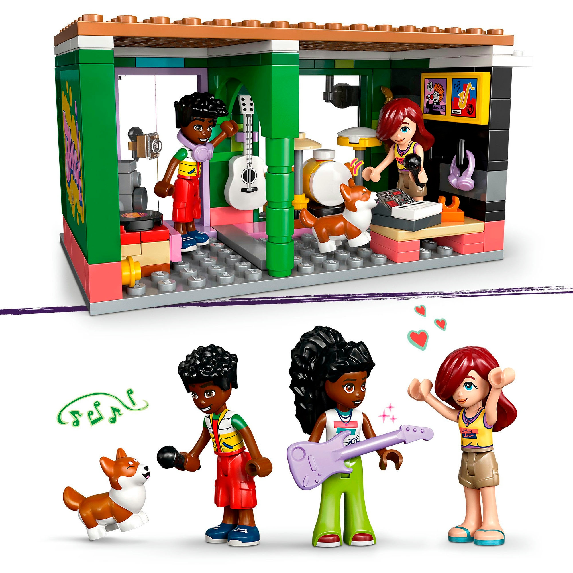 LEGO® Pions de construction »Musikladen & Wohnung (42653), LEGO Friends« Made in Europe