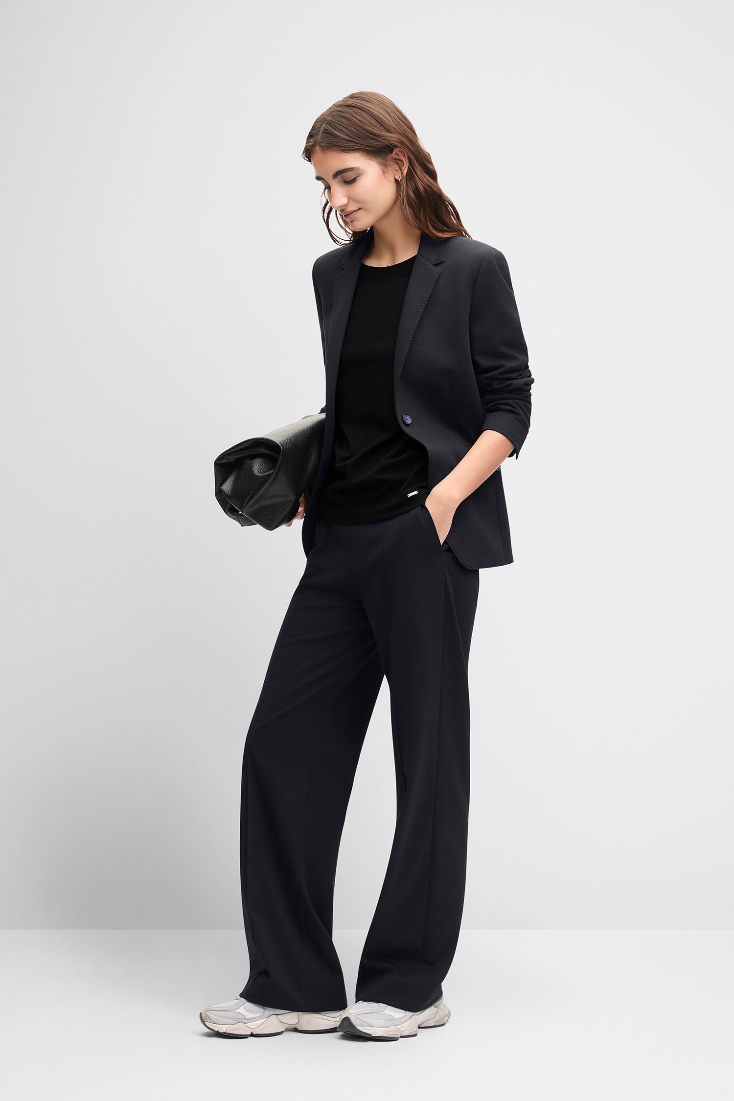 Cinque Veste blazer »CILEO« coupe régulière, forme à 1 bouton, mélange de matériaux élastique