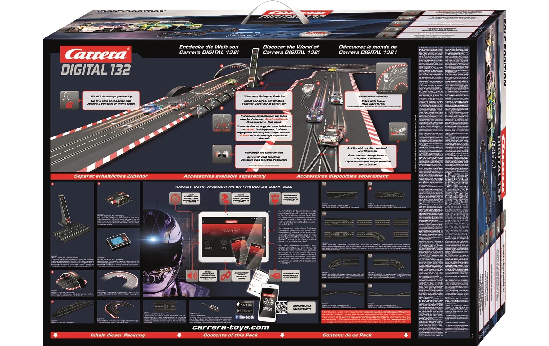 Carrera® Autorennbahn »DIG 132 Pole Position / 5,7 m«