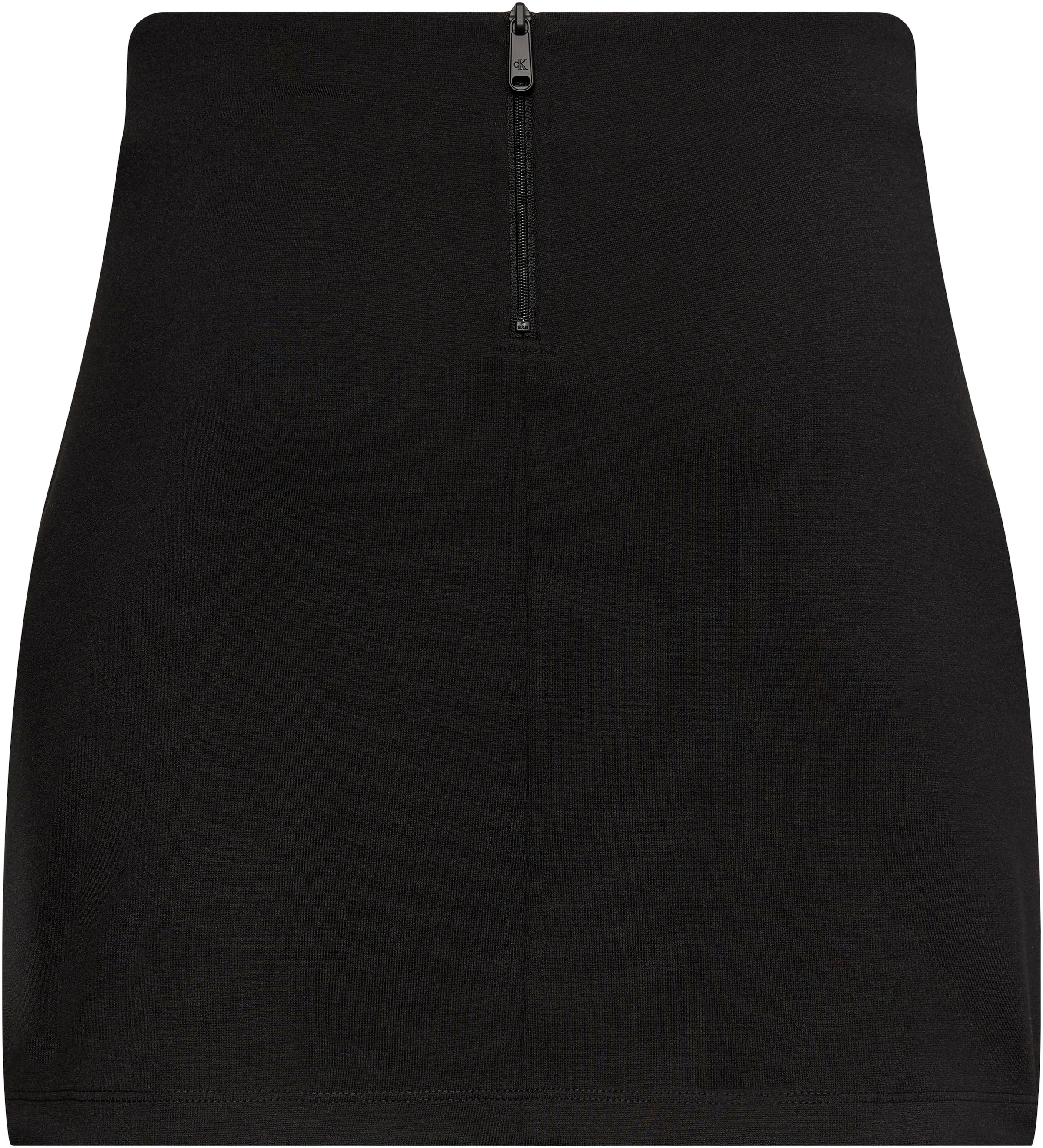 Calvin Klein Jeans Minirock »INTERLOCK MINI SKIRT« Figurbetonte Passform