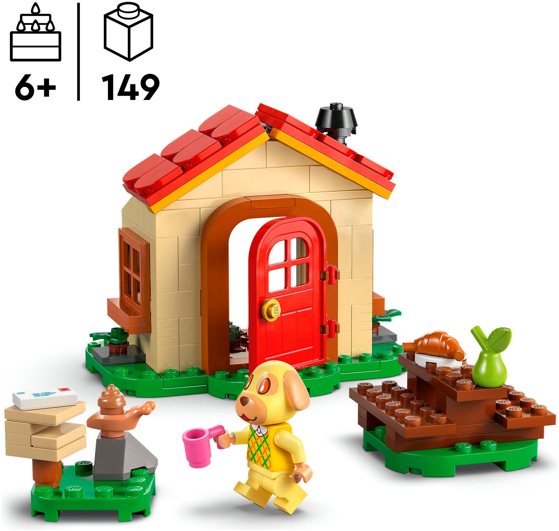 LEGO® Pions de construction »Bienchens gemütliches Haus (77058), LEGO Animal Crossing« Made in Europe