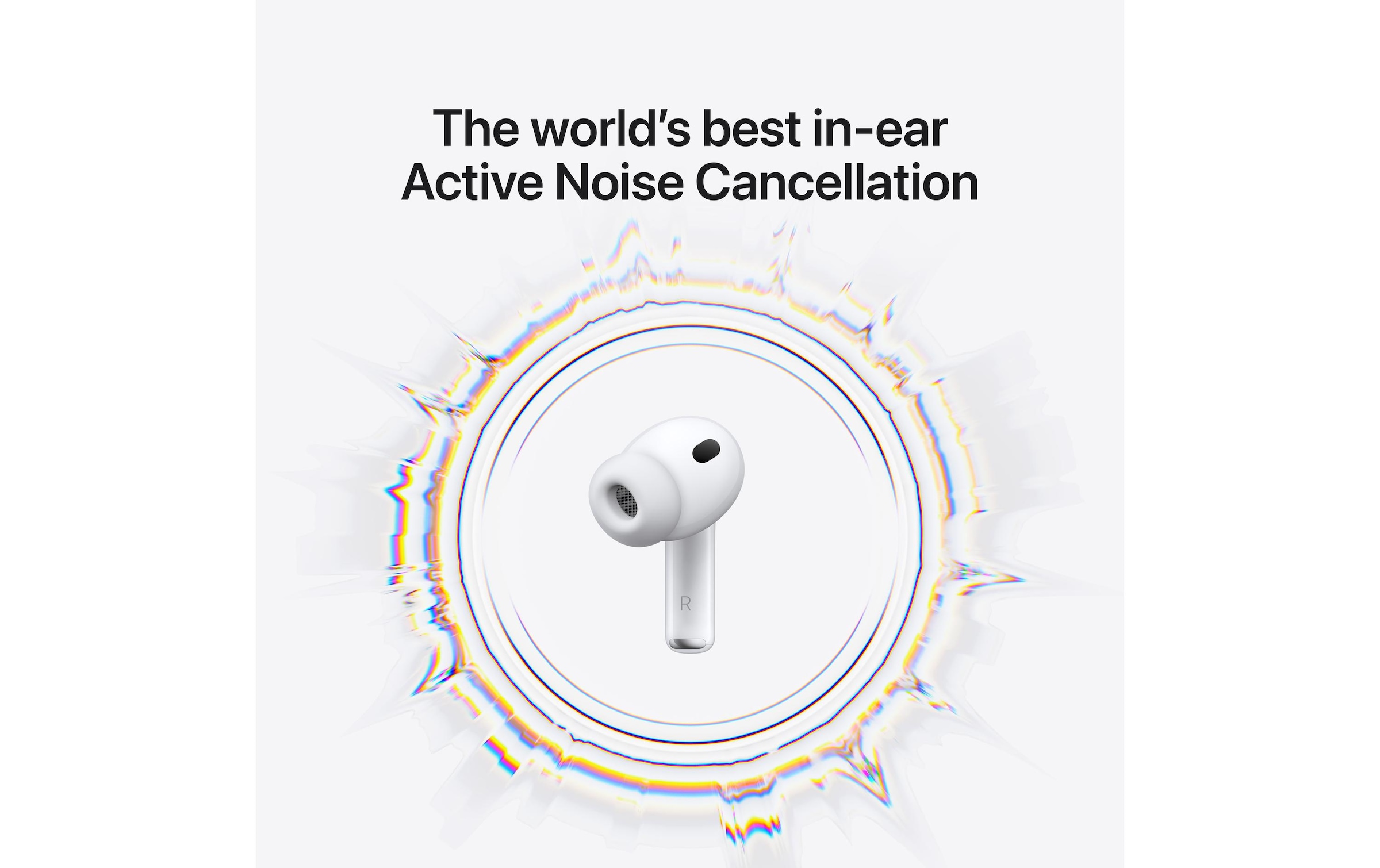 Apple In-Ear-Kopfhörer »True Wireless In-Ear-Kopfhörer AirPods Pro 3 USB-C« Geräuschunterdrückung, Touch-Steuerung an der Ohrmuschel, Mikrofon