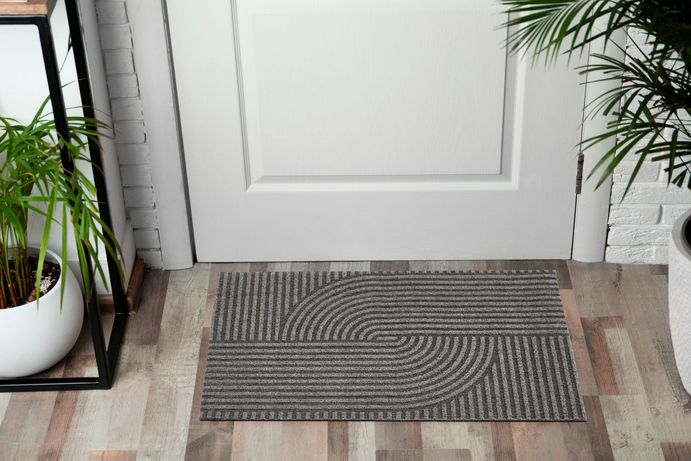 Andiamo Fussmatte »Yukon« rechteckig 6 mm Höhe Schmutzfangmatte, modernes Design, robust, waschbar, rutschhemmend