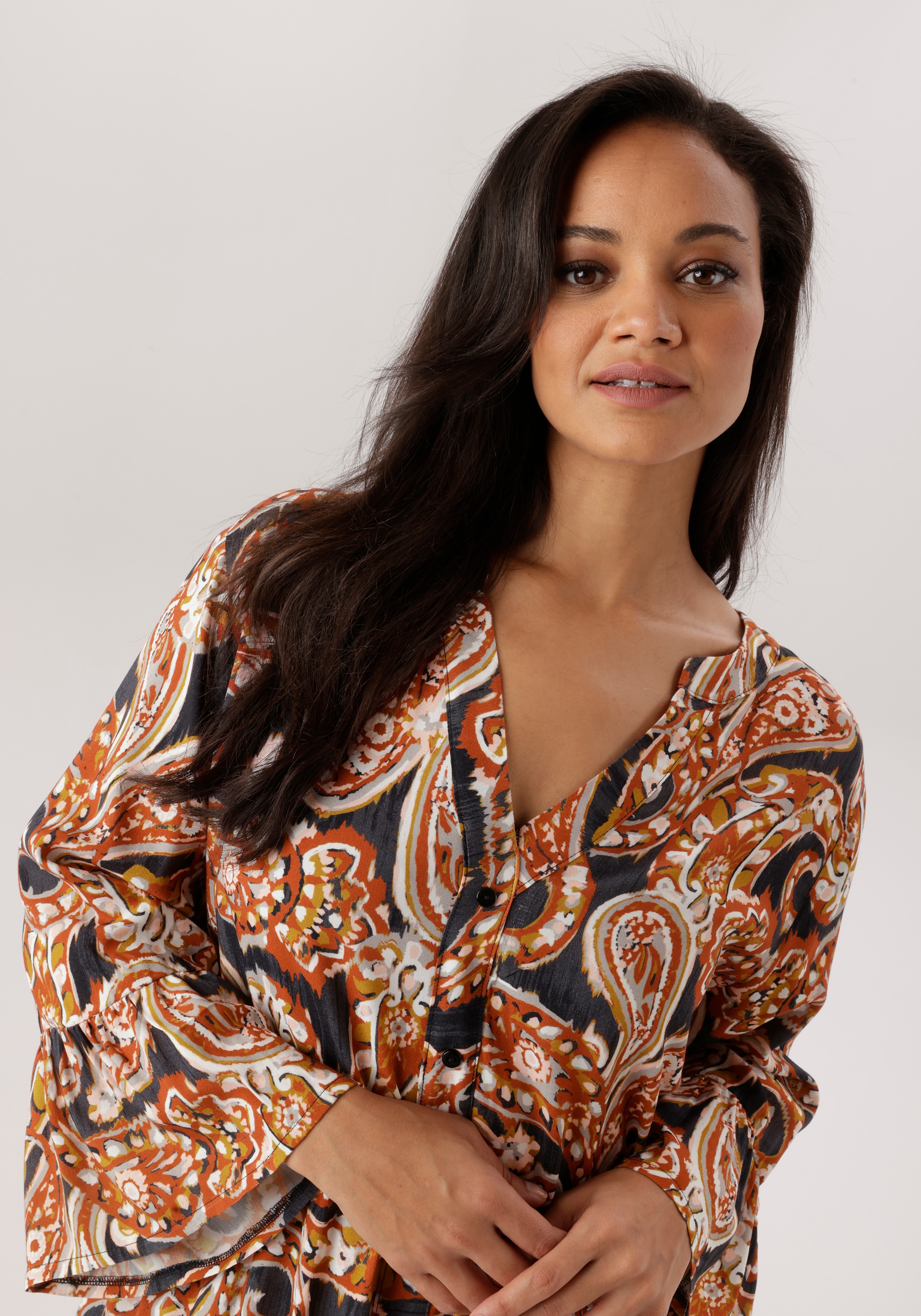 Aniston PLUS Robe tunique in trendigen Paisleydessin - NEUE KOLLEKTION