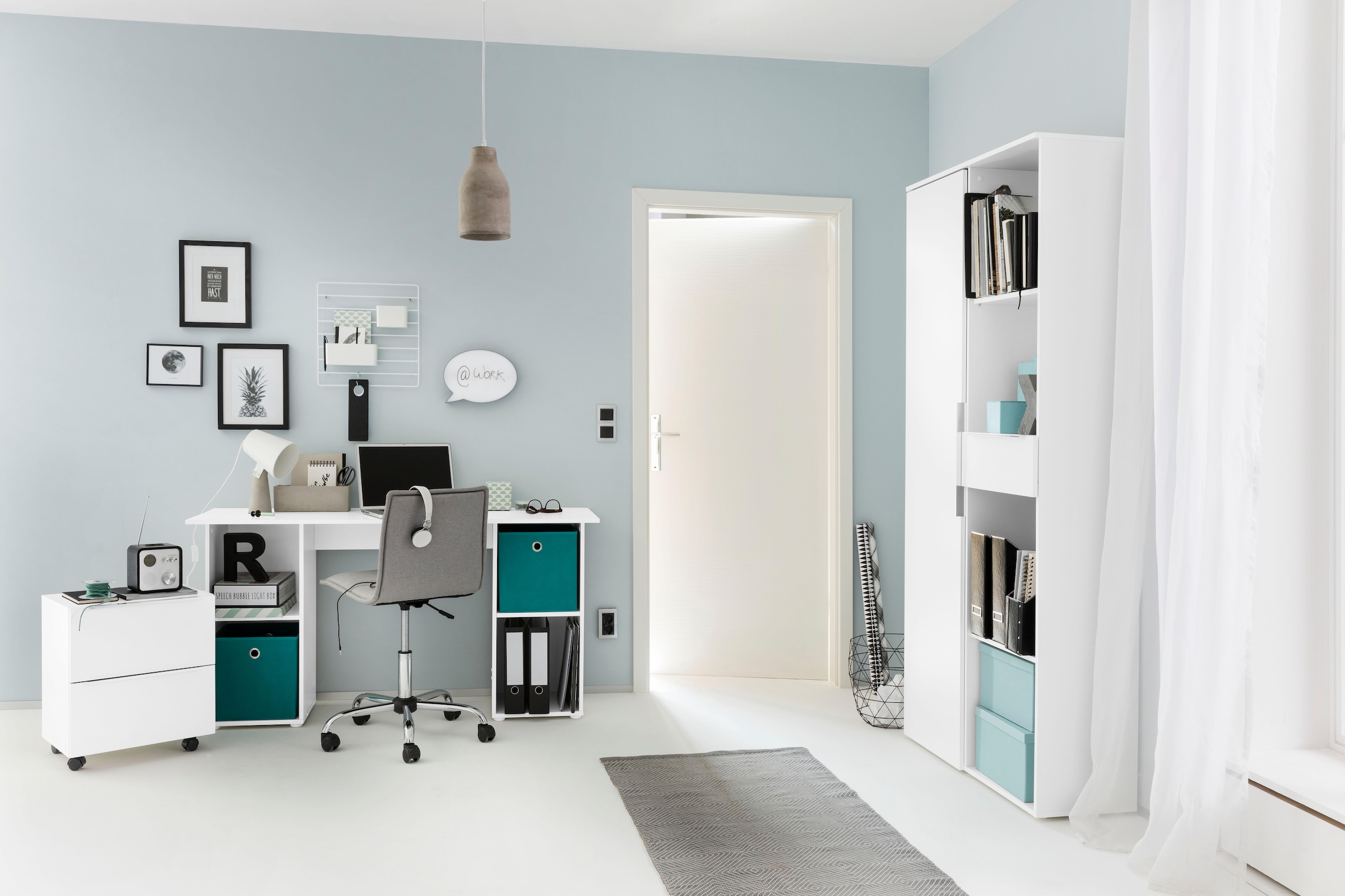 borchardt Möbel Schreibtisch »Kai« Regalschreibtisch mit viel Stauraum, Breite 150 cm, Made in Germany