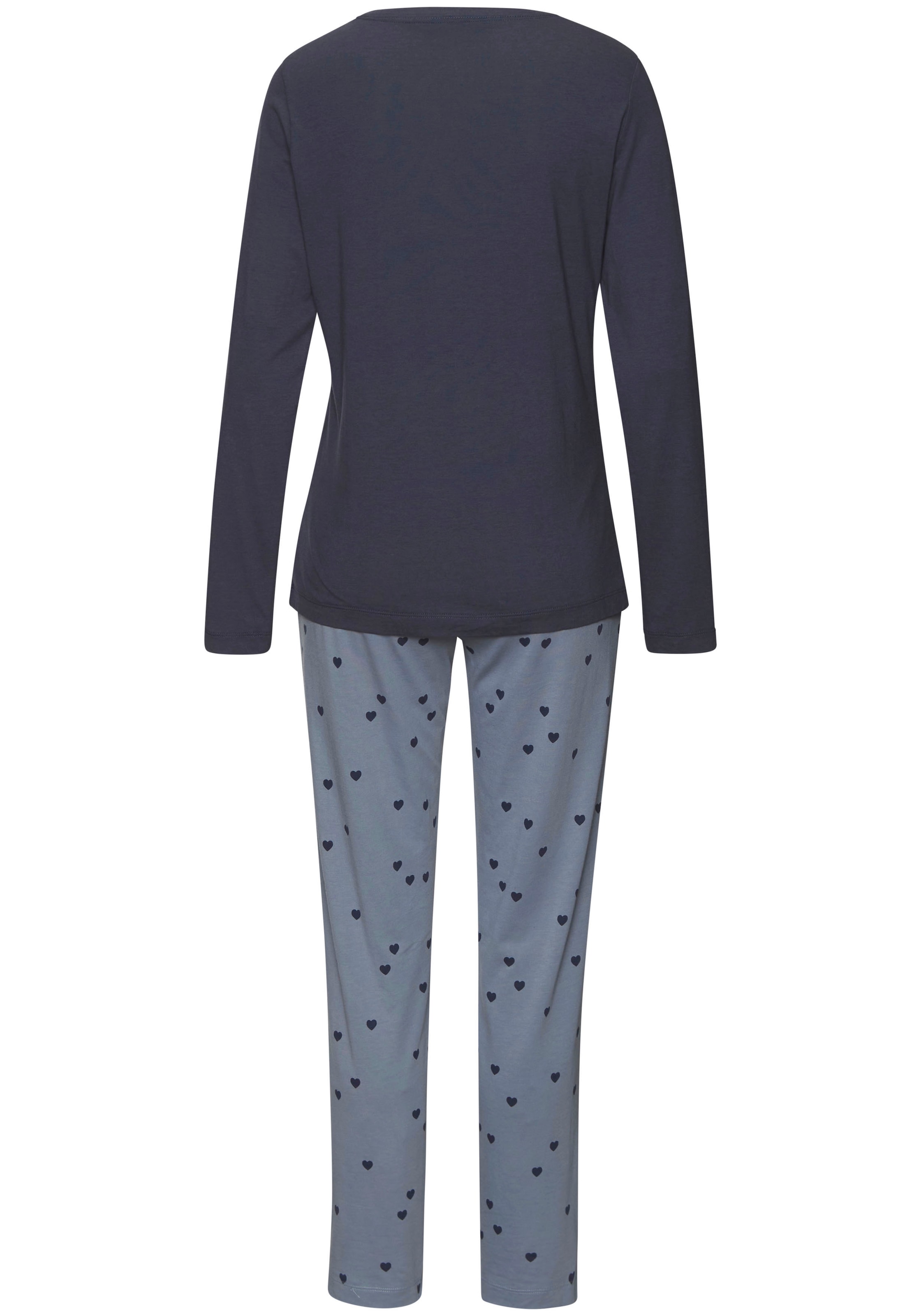 Vivance Dreams Pyjama 2 tlg. mit süssem Schrift-Aufdruck