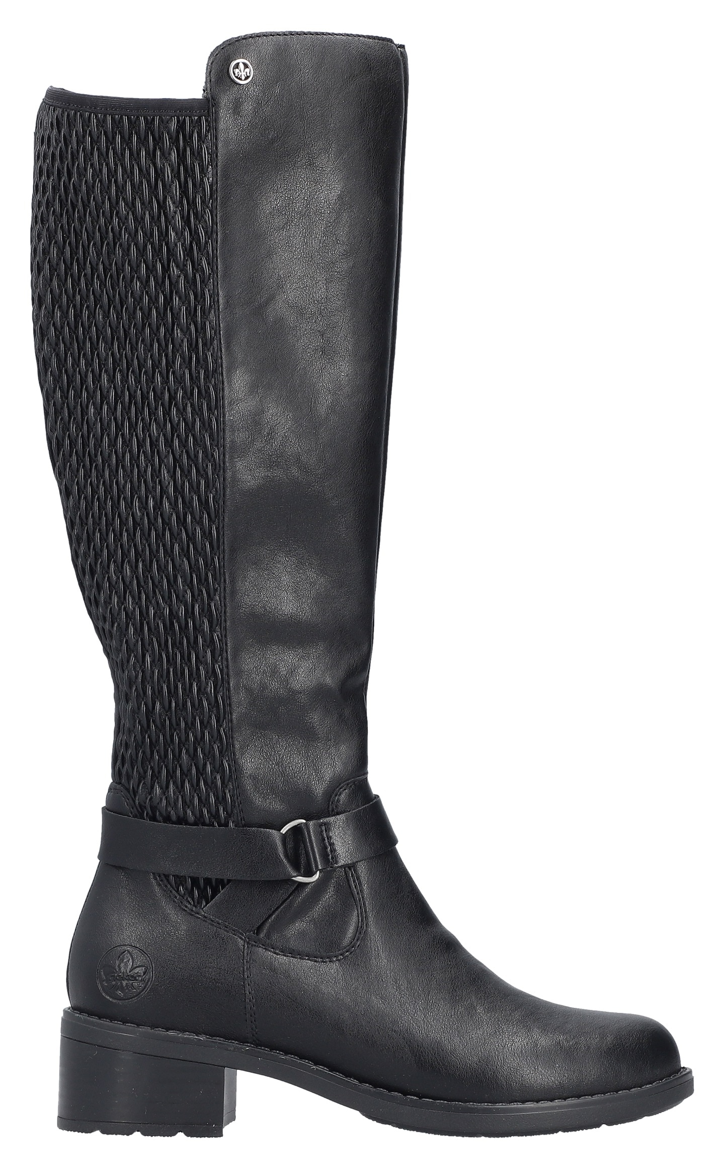 Rieker Bottes  Langschaftstiefel, Stretchstiefel mit herausnehmbarer Innensohle