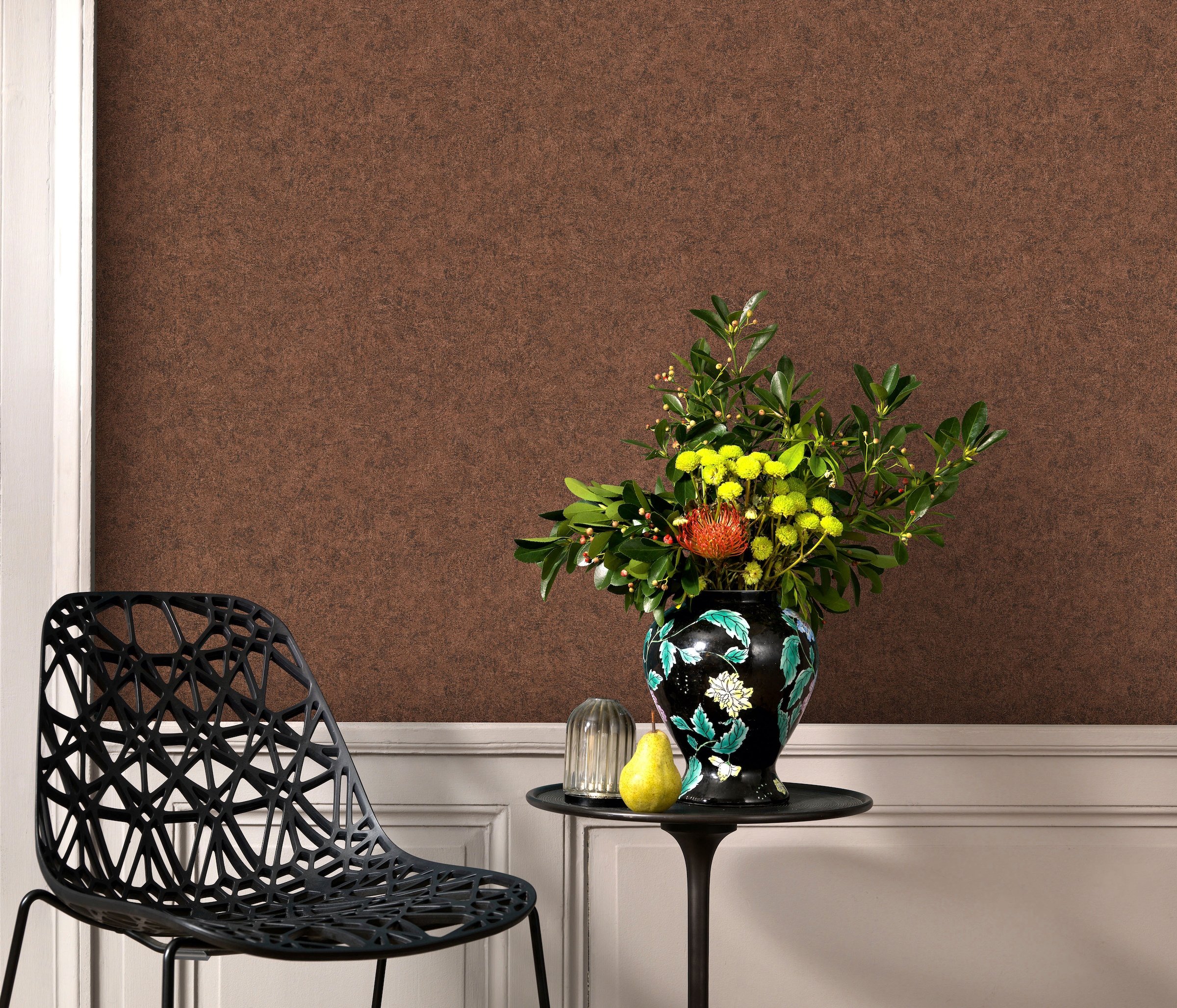 Fashion for walls Papier peint intissé »Spectrum« scintillant gaufrée sans phtalates