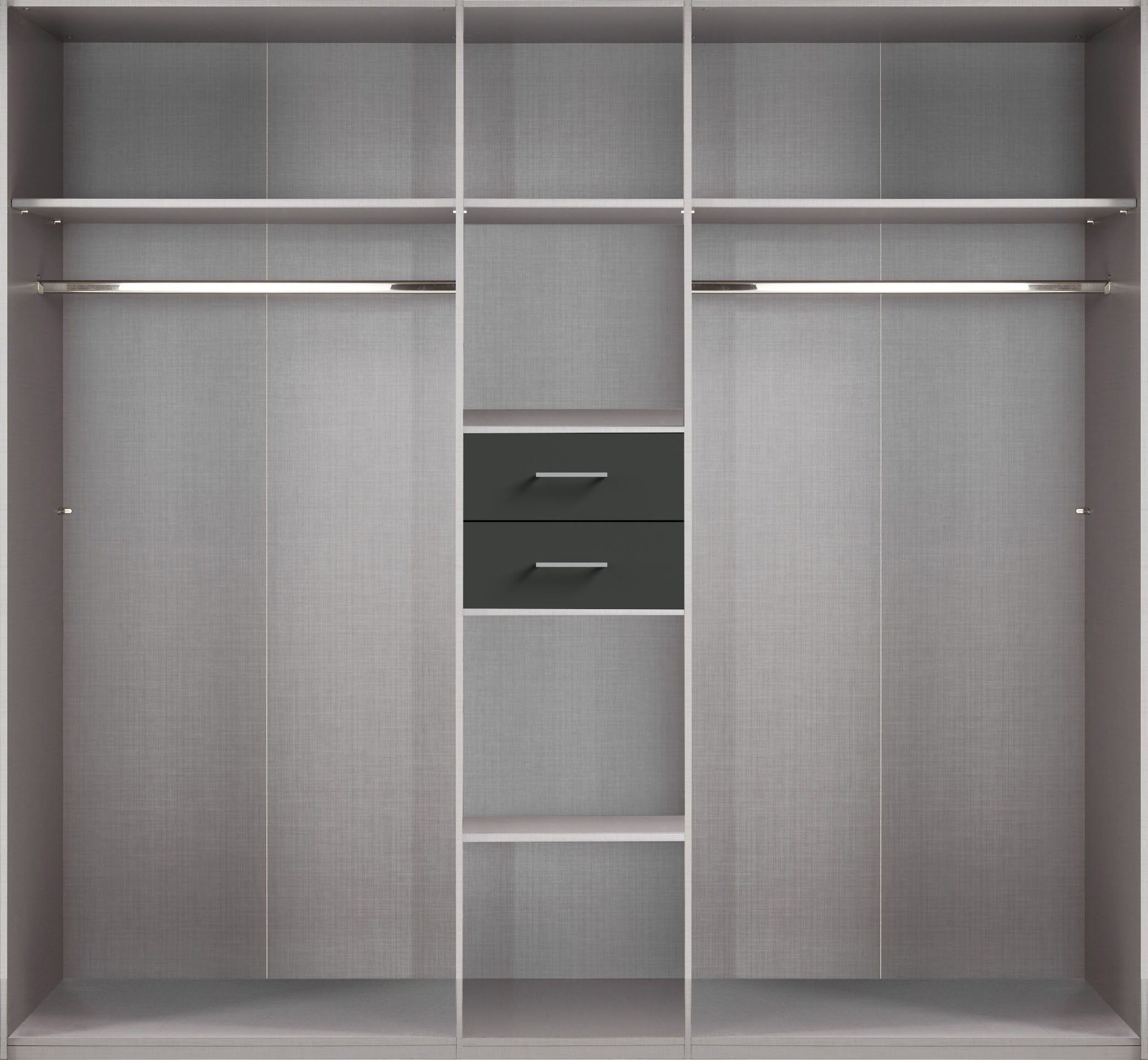 Wimex Kleiderschrank »Diver Drehtürenschrank mit Spiegel, 180, 225 o. 270cm breit« Bestseller Schlafzimmerschrank wahlweise 3 Innenausstattungen