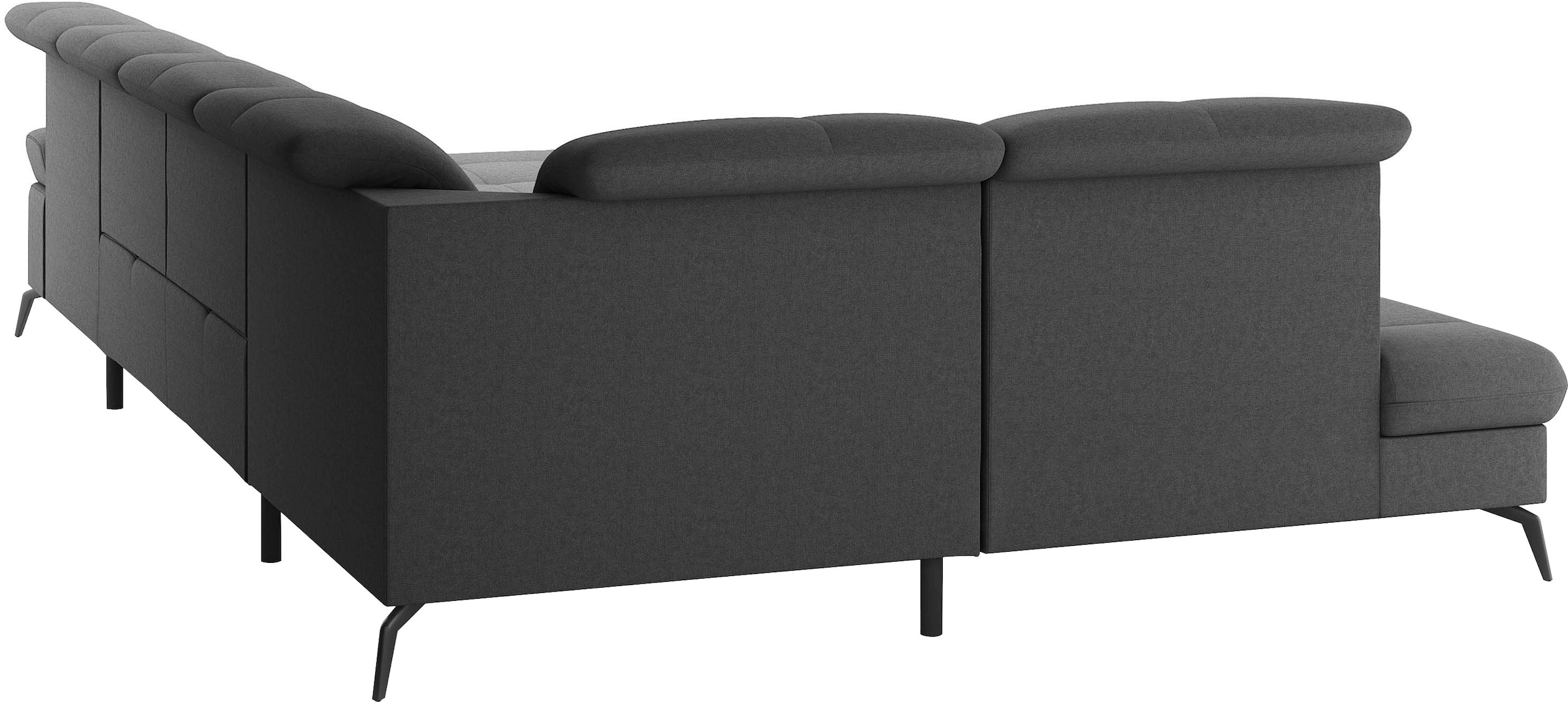 sit&more Wohnlandschaft »Amica, U-Form, inkl. Sitztiefenverstellung und Armteilverstellung« wahlweise mit Kopfteilverstellung, Bettfunktion und Bettkasten