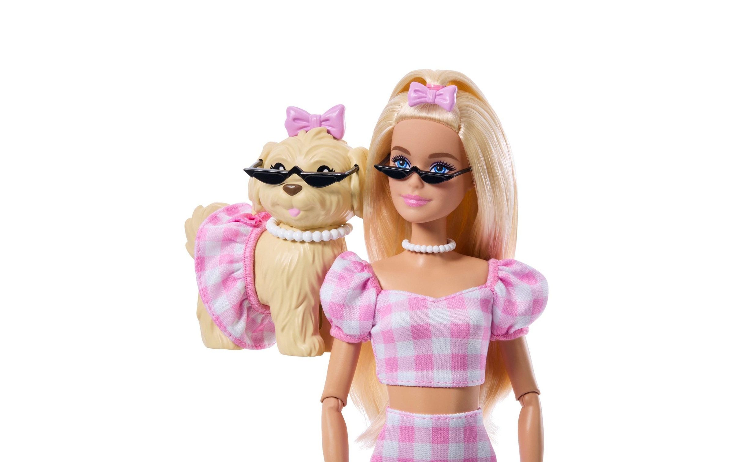 Barbie Poupée à habiller »Twinning Looks Bows« Barbie mit Schleife und Hündchen
