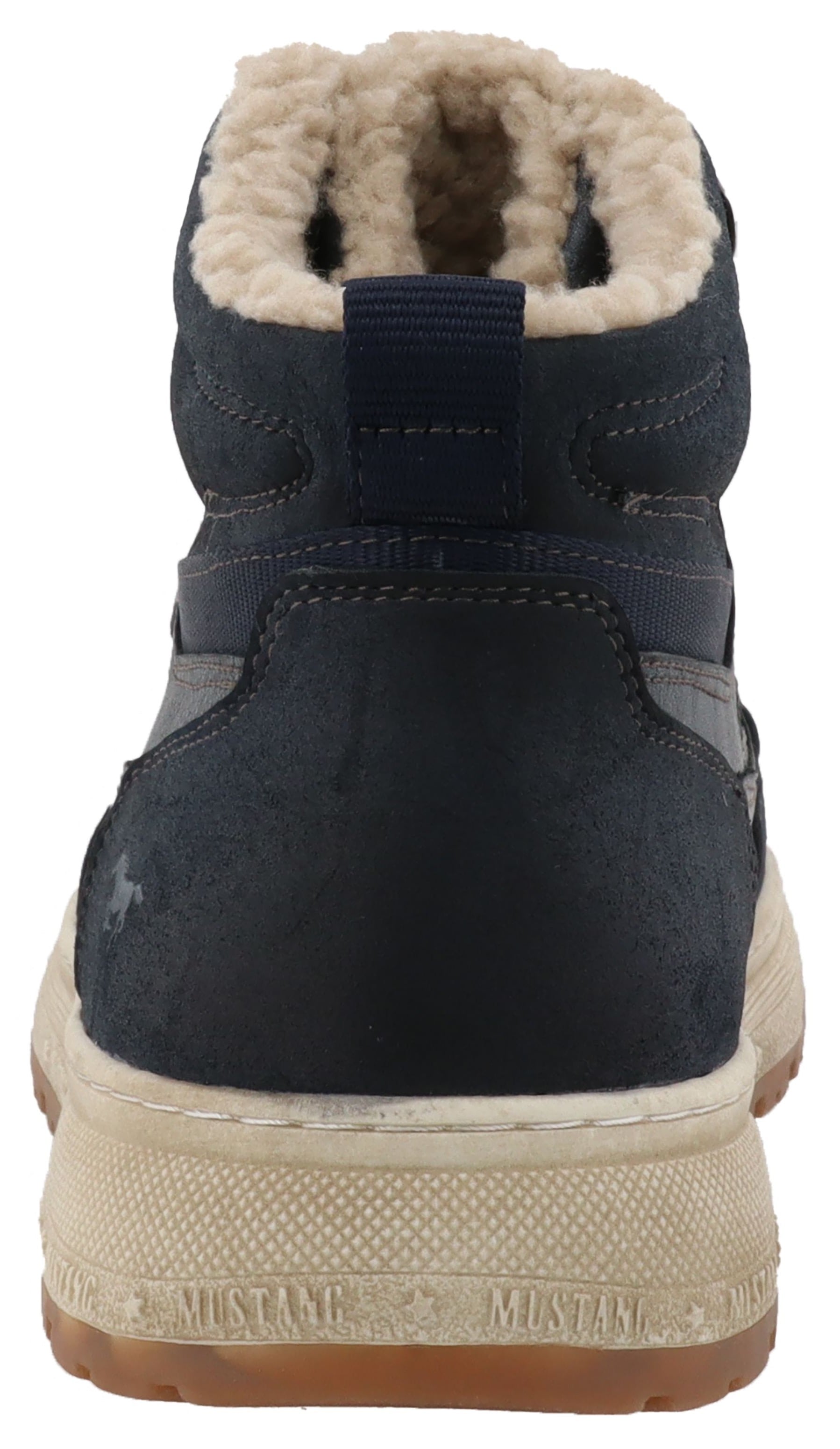 Mustang Shoes Bottes d'hiver »Puno«  baskets montantes, bottines à lacets avec doublure chaude