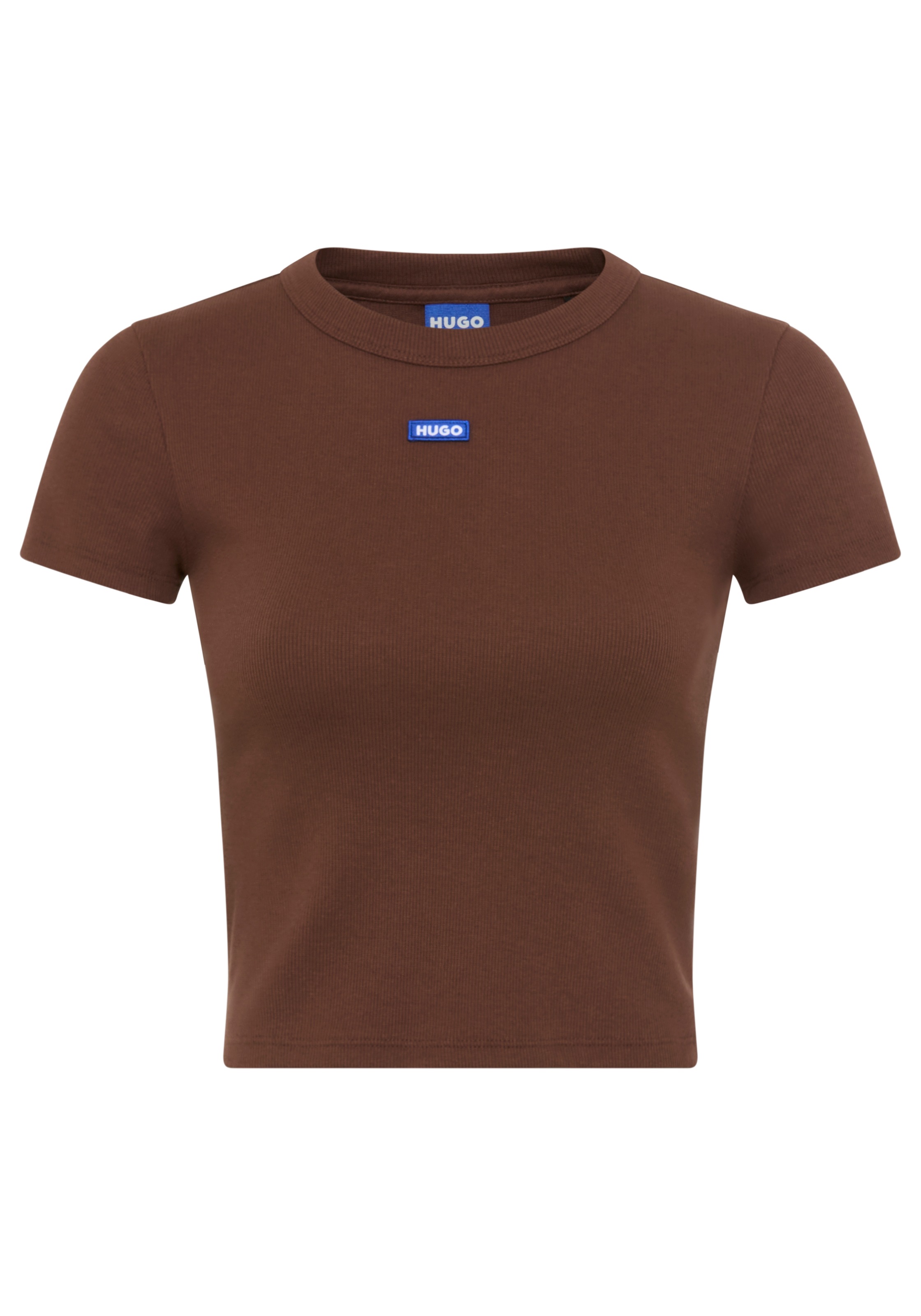 HUGO T-shirt »Baby Tee« en longueur raccourcie