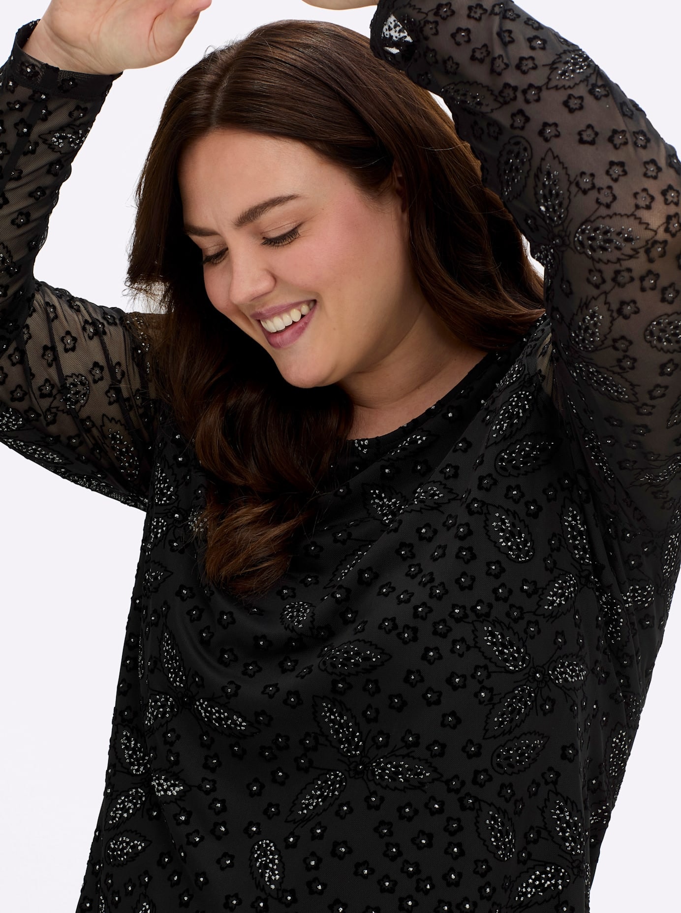 sheego by Joe Browns Langarmshirt »Shirt« 1 Stk.