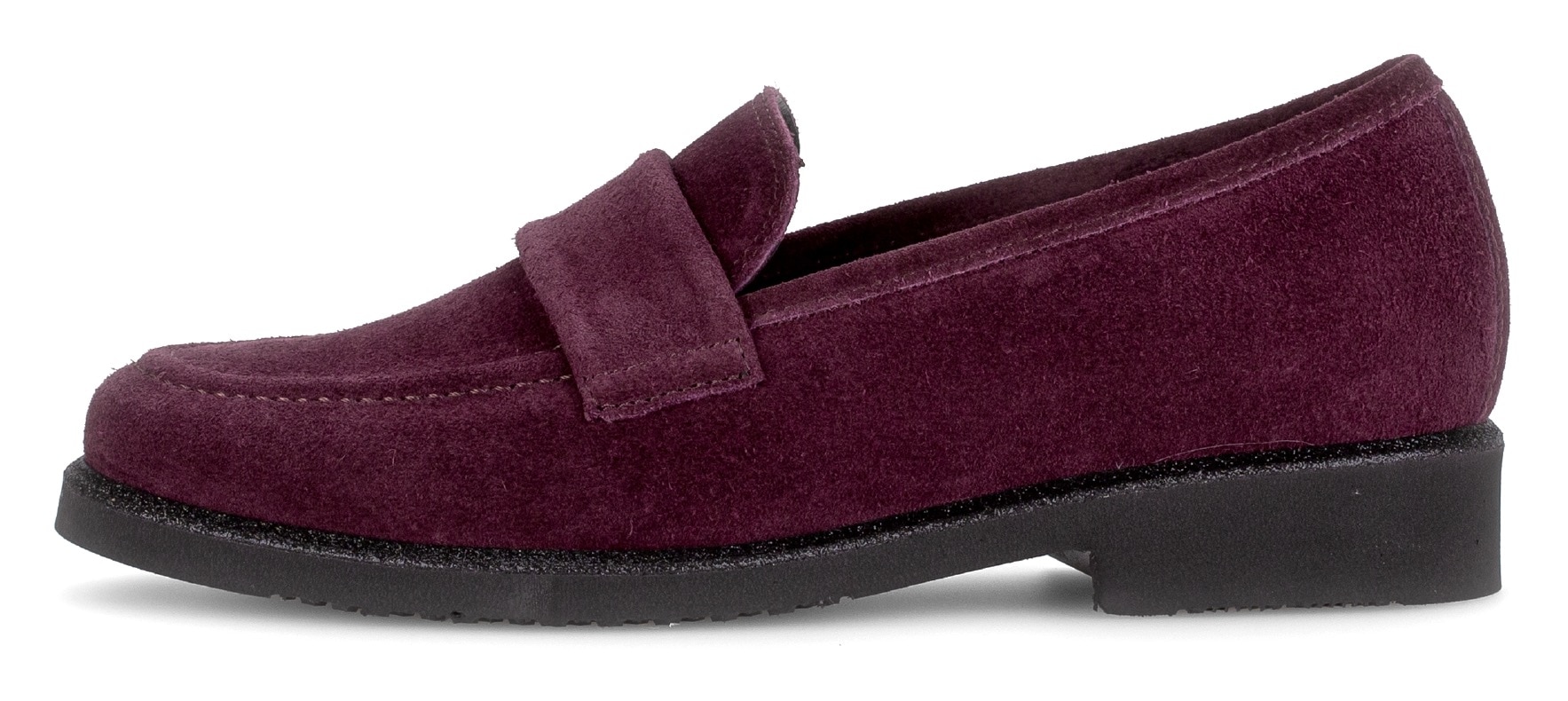 Gabor Loafer  talon bloc, slip-on, chaussure business avec paillettes sur le bord de la semelle