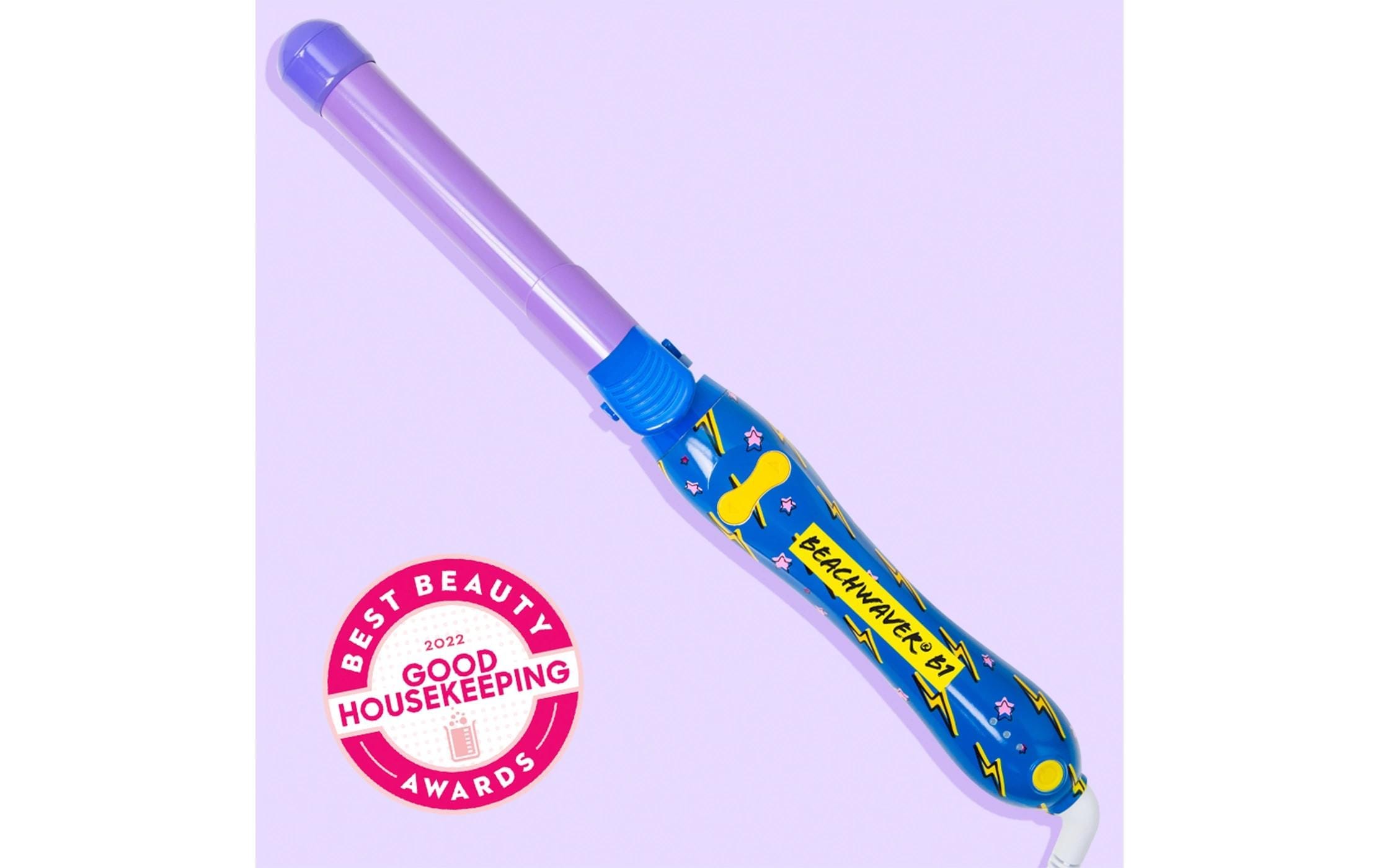 BEACHWAVER Fer à friser »Neon B1 Electric Sky« Fer à friser rotatif avec revêtement en céramique