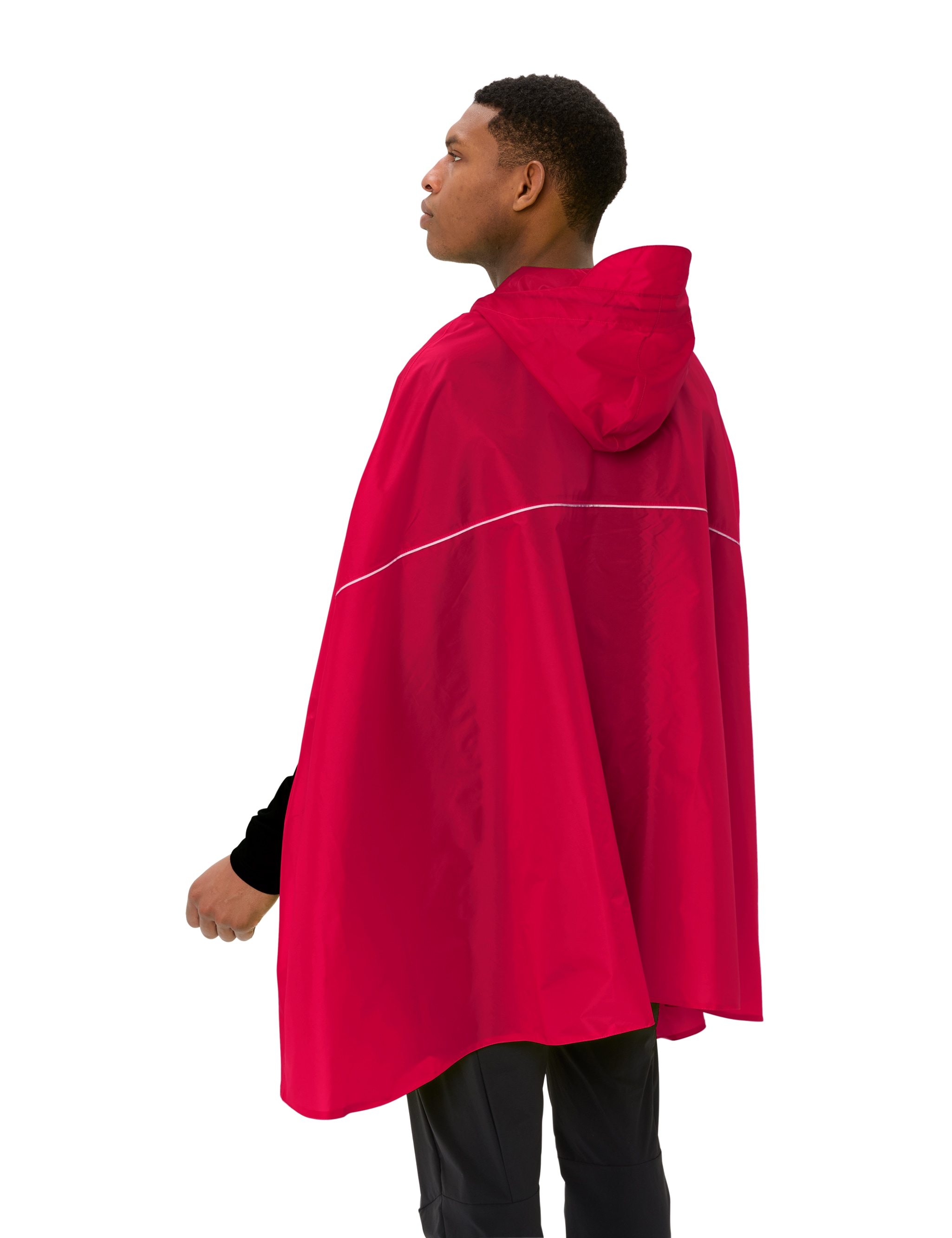 VAUDE Regenponcho »VALDIPINO PONCHO« 1 Stk. tlg. Wasserdicht, windabweisend, wasserabweisend – Übergangsjacke
