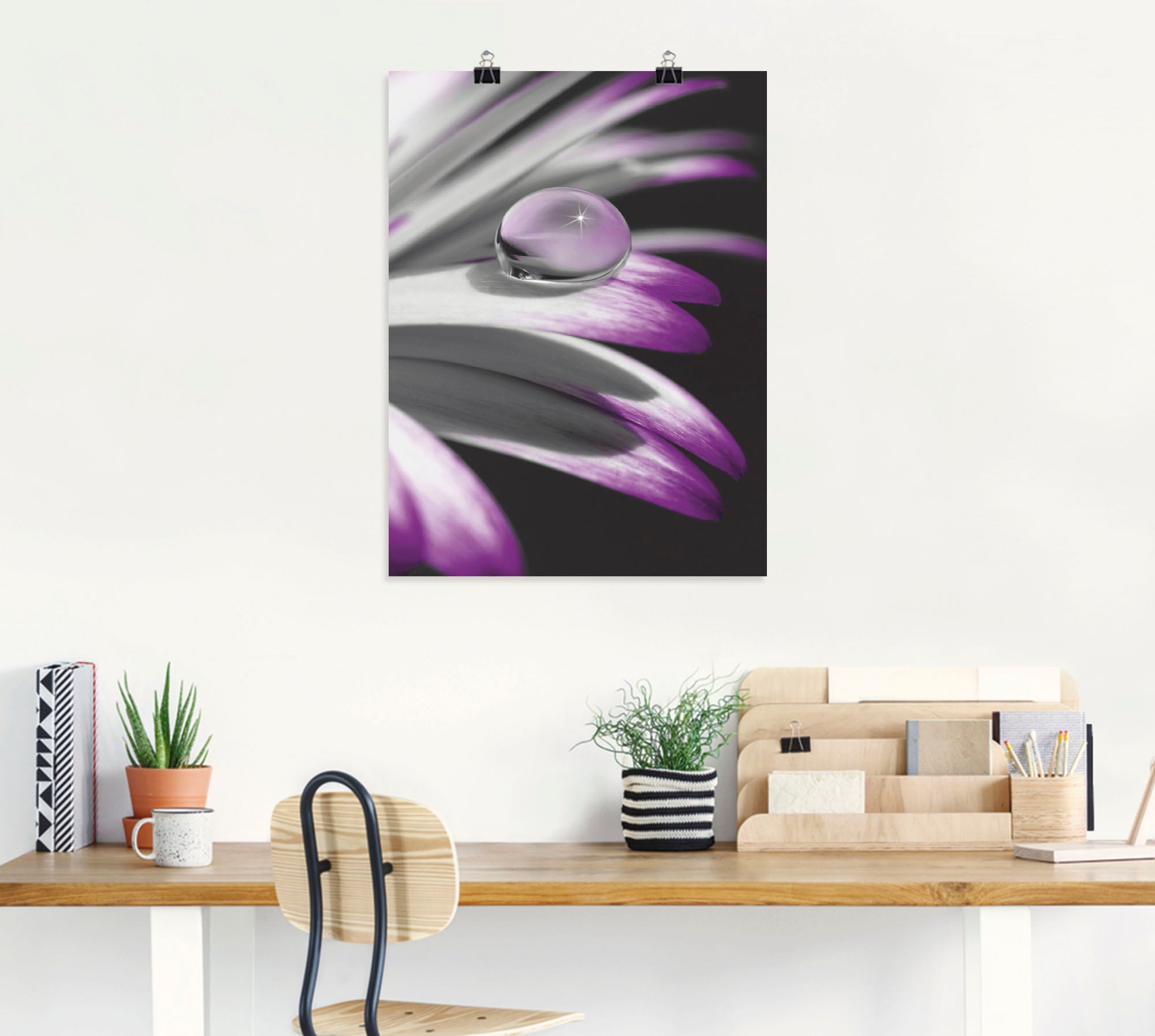 Artland Poster »Tropfen« 1 cuis tlg. als Leinwandbild, Poster, Wandaufkleber in verschied. Grössen